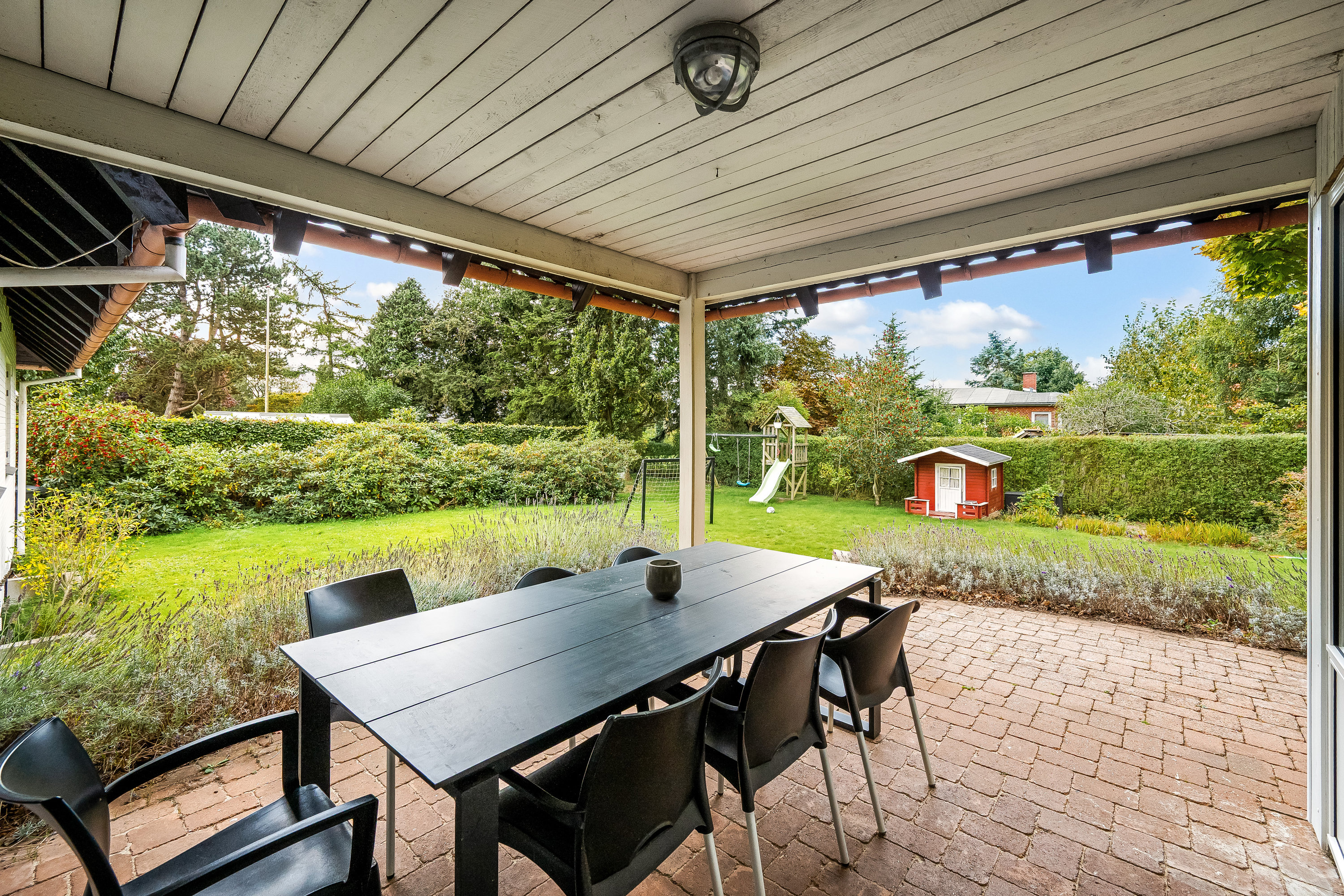 Fremhævet overdækket terrasse billede i fuldskærmstilstand. Billede af Marskvej 18, 6270 Tønder