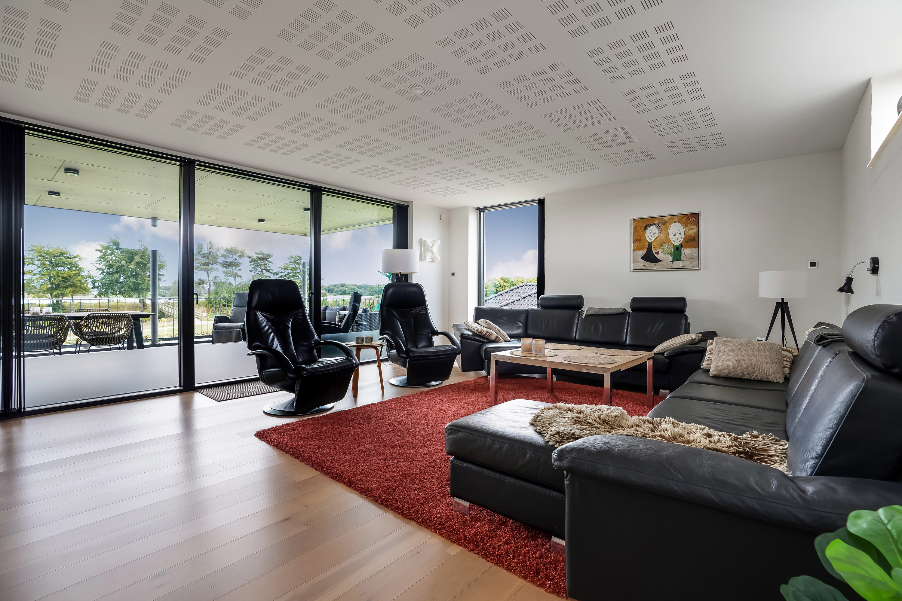 Fremhævet stue billede i fuldskærmstilstand. Billede af Engsøparken 203, 7200 Grindsted