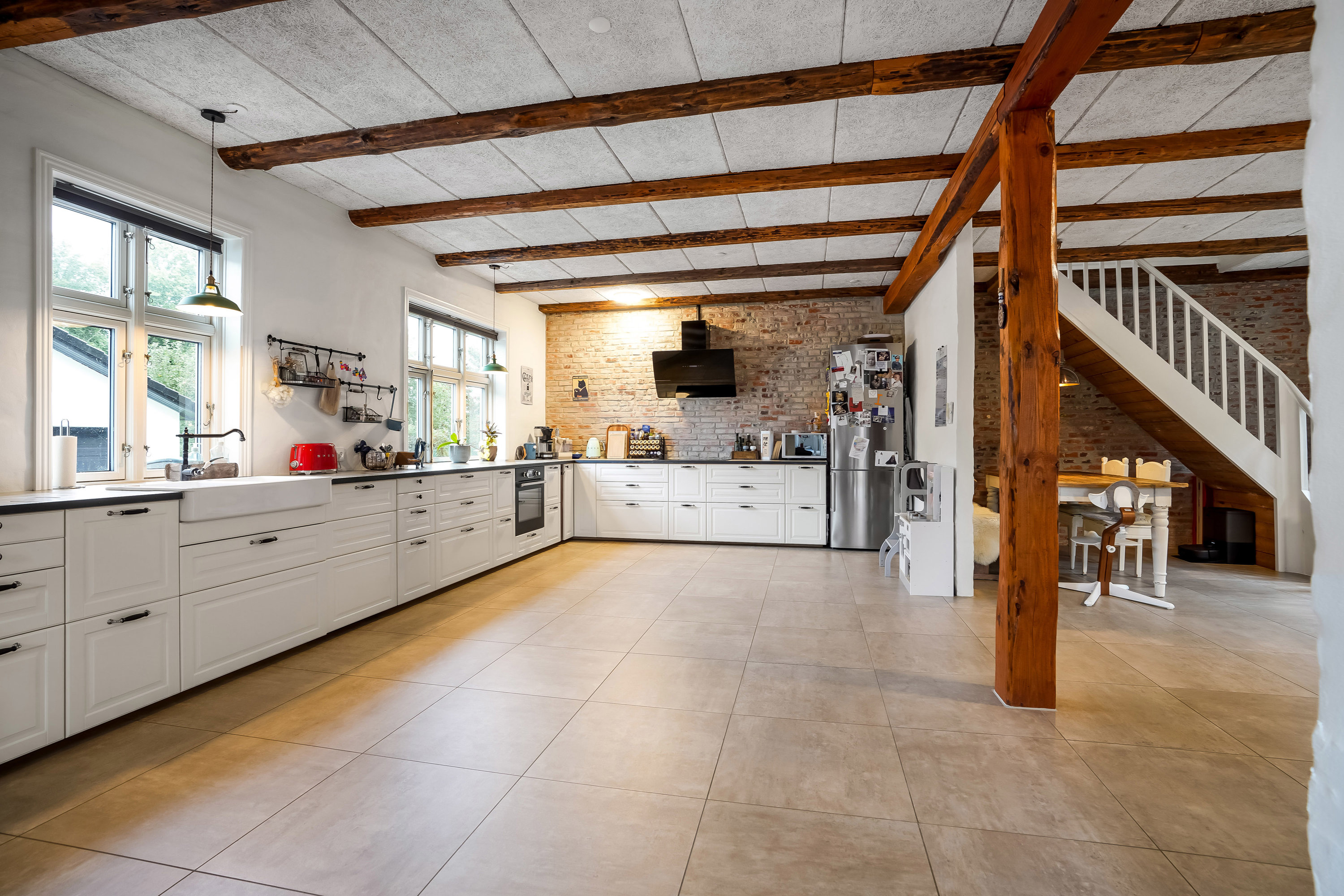 Fremhævet køkken billede i fuldskærmstilstand. Billede af Jernbanealle 13, Tofterup, 7200 Grindsted