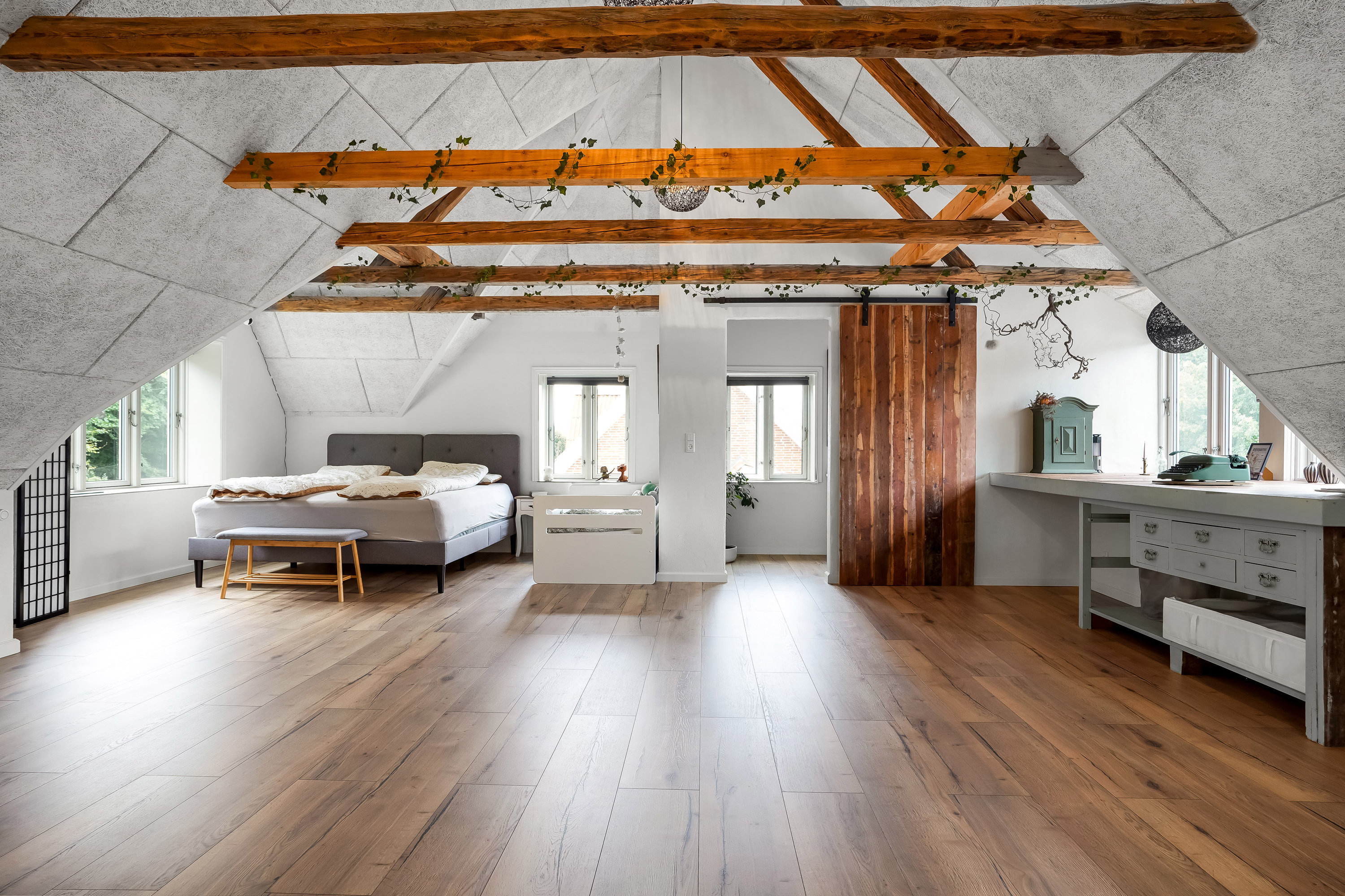 Fremhævet stue billede i fuldskærmstilstand. Billede af Jernbanealle 13, Tofterup, 7200 Grindsted