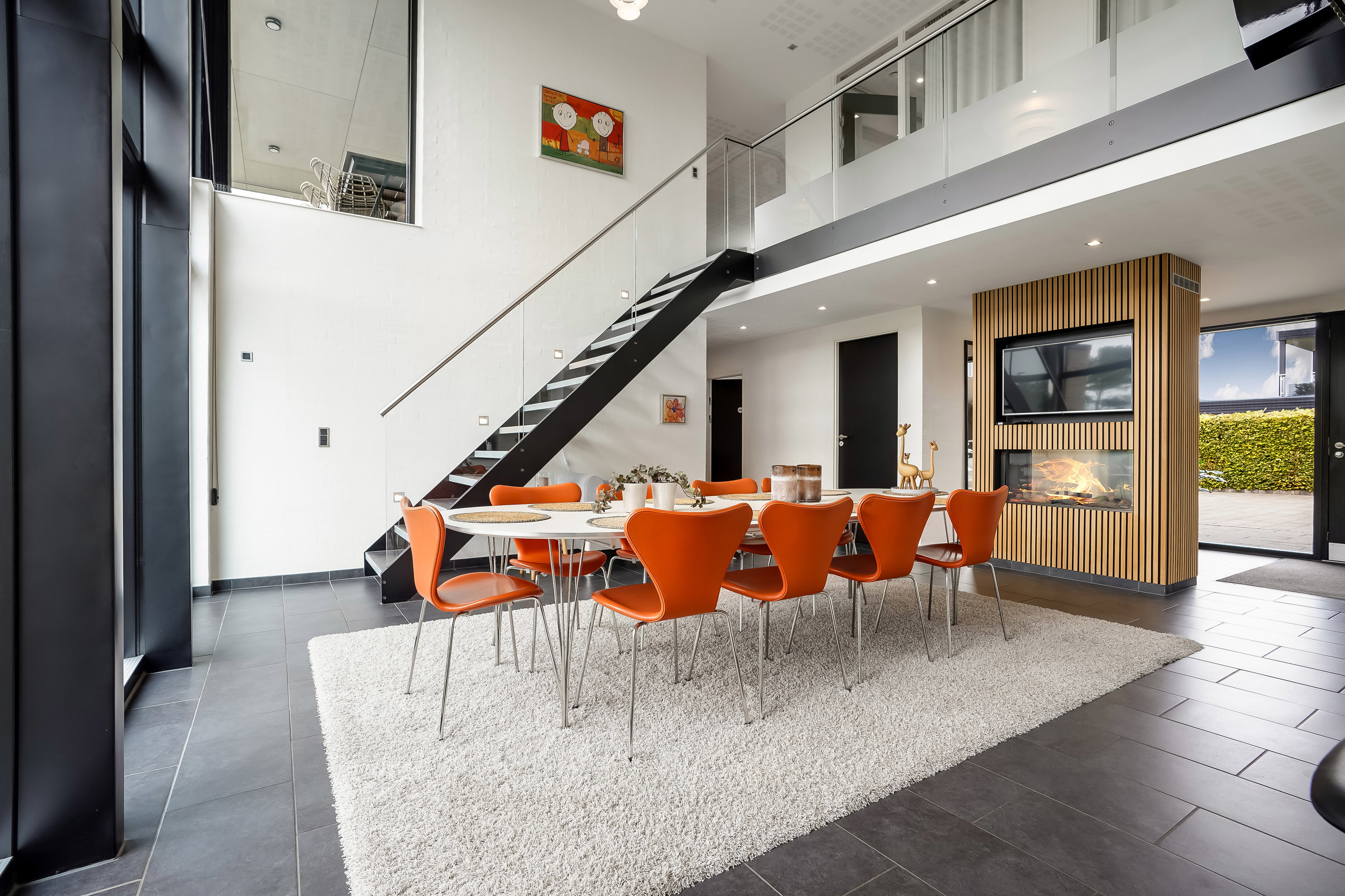 Fremhævet stue billede i fuldskærmstilstand. Billede af Engsøparken 203, 7200 Grindsted