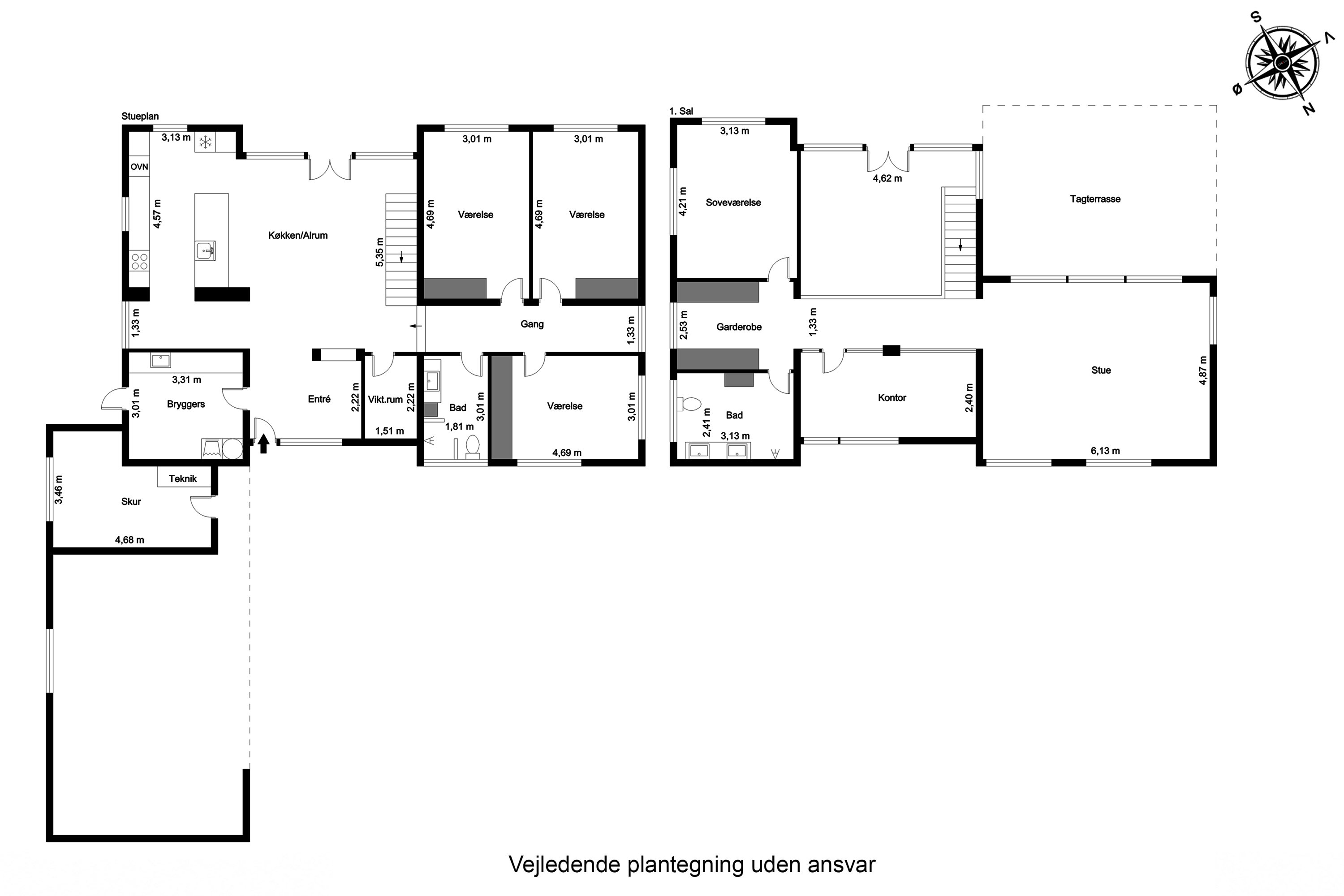Plantegninger billede af Engsøparken 203, 7200 Grindsted