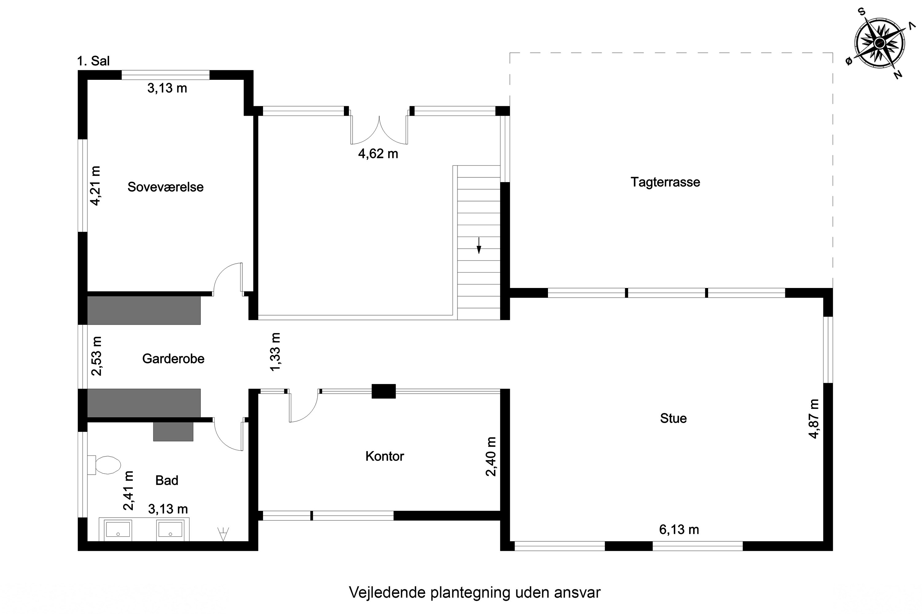 Plantegninger billede af Engsøparken 203, 7200 Grindsted