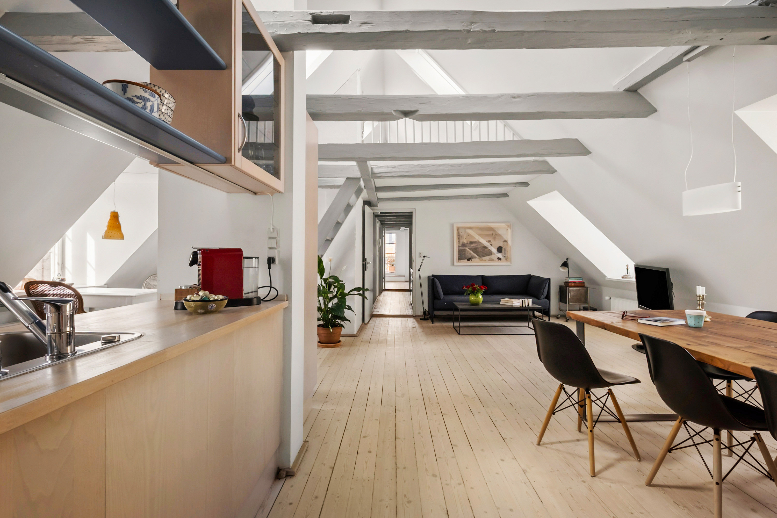 Fremhævet spisekøkken billede i fuldskærmstilstand. Billede af Nyhavn 31C, 4., 1051 København K