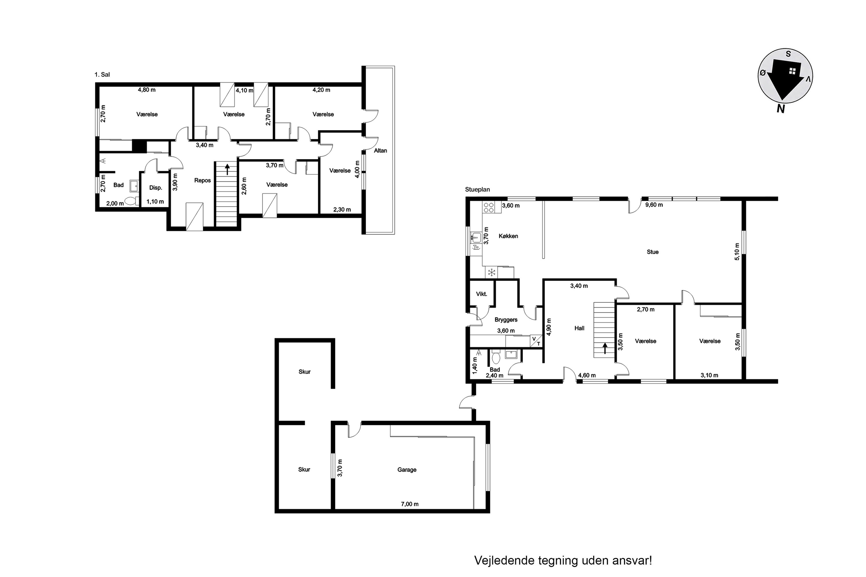 Plantegninger billede af Elmegårdsvej 17, Møgeltønder, 6270 Tønder