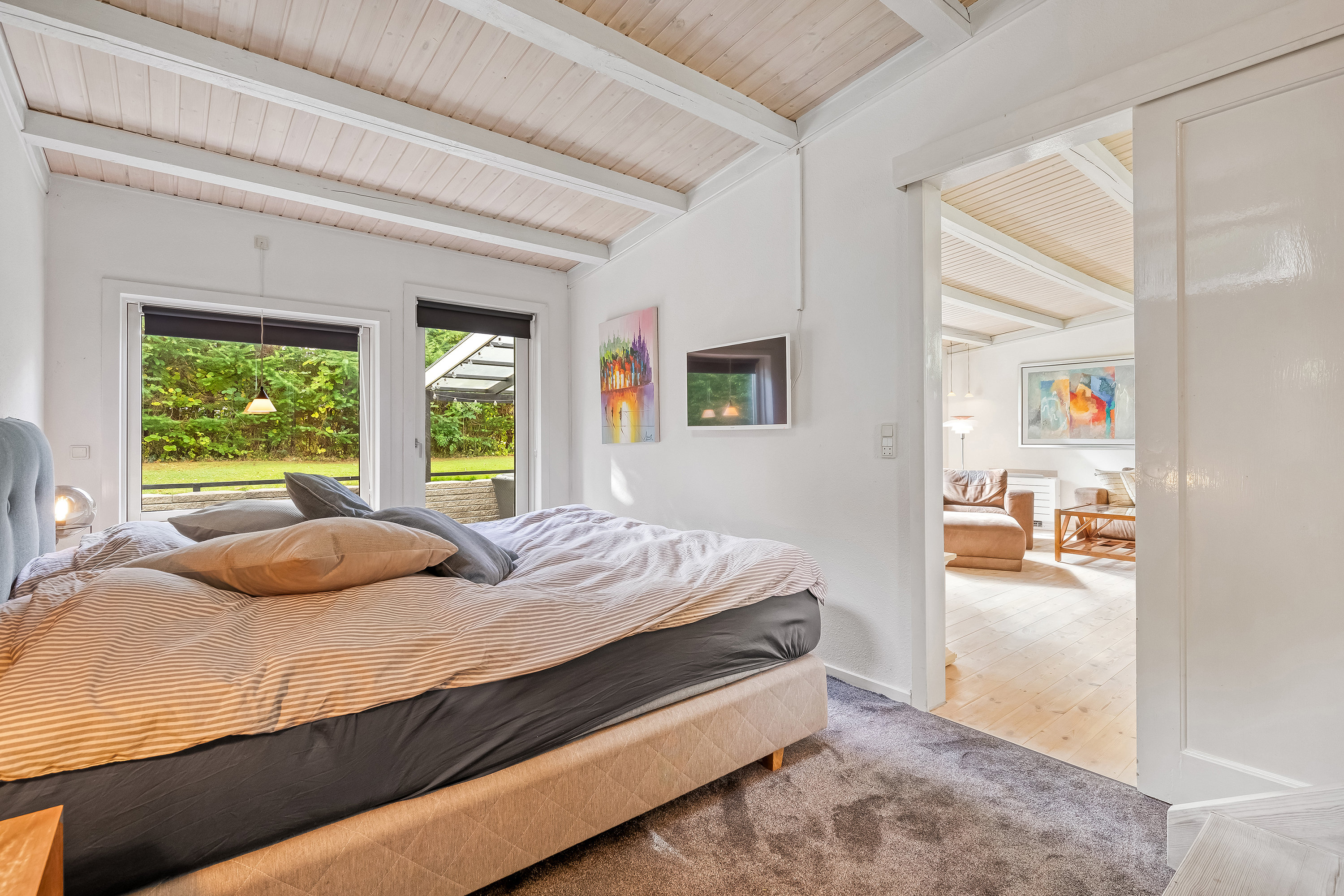 Fremhævet soveværelse billede i fuldskærmstilstand. Billede af Strandbovej 18, Landerslev Strand, 3630 Jægerspris