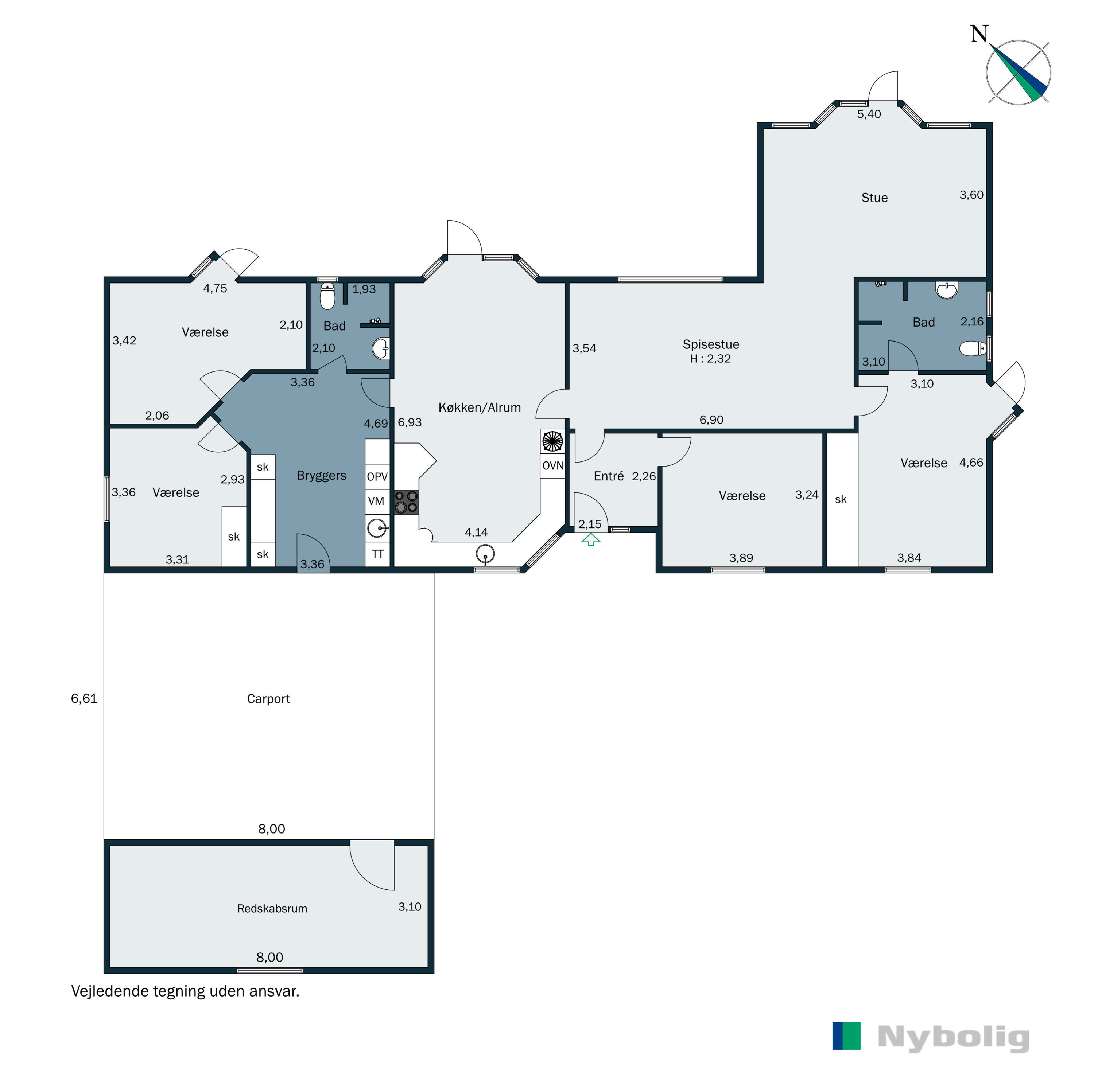 Plantegninger billede af Lundvej 139, 6800 Varde
