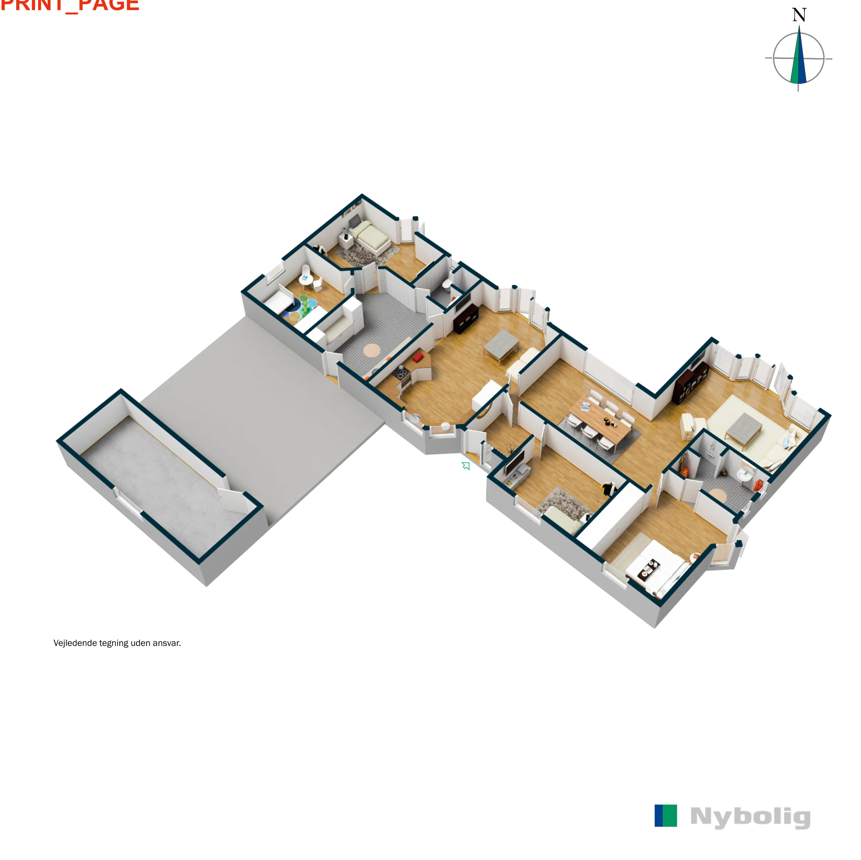 Plantegninger billede af Lundvej 139, 6800 Varde