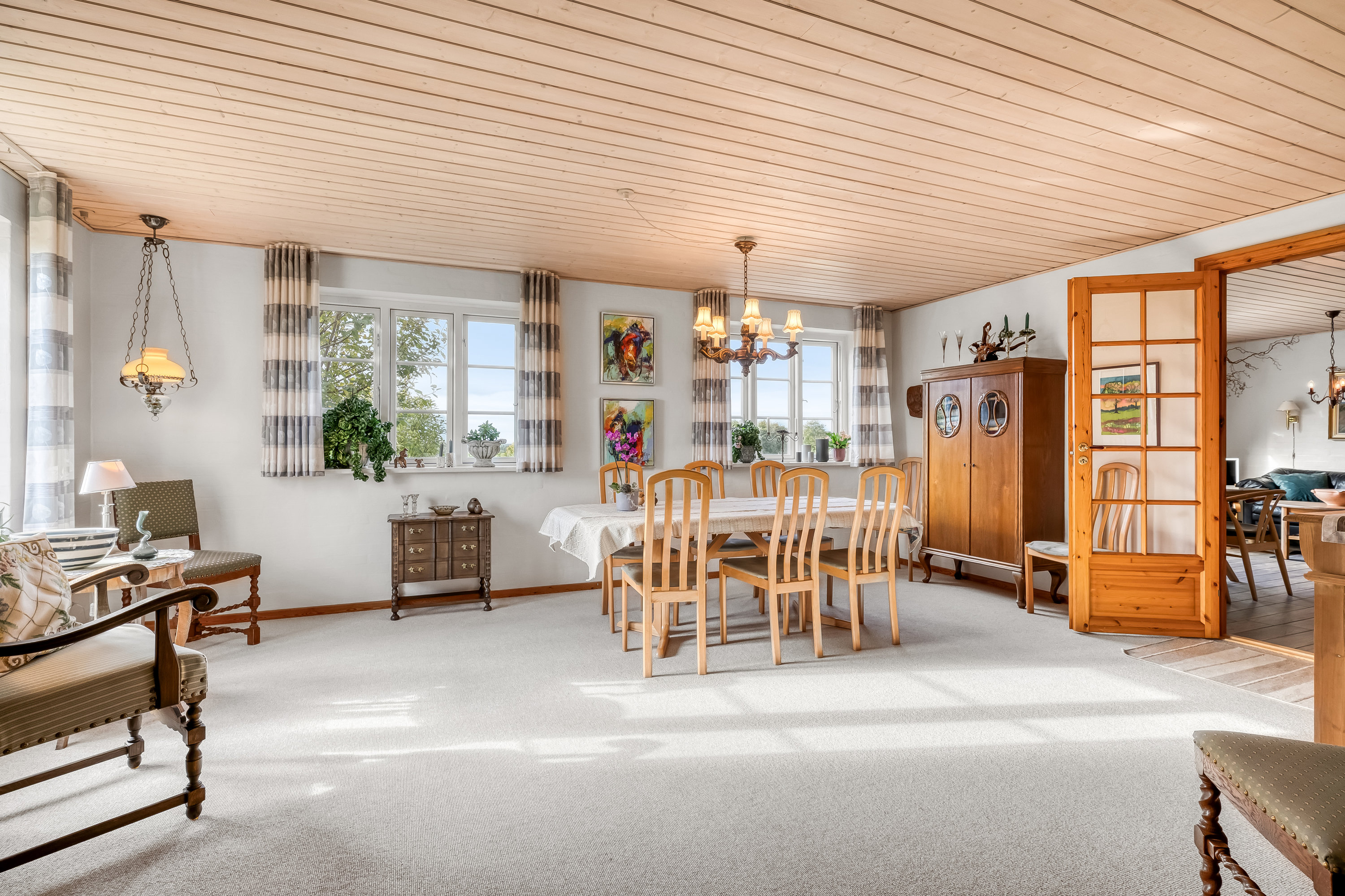 Fremhævet stue billede i fuldskærmstilstand. Billede af Gudumvej 73, Gudum, 7620 Lemvig