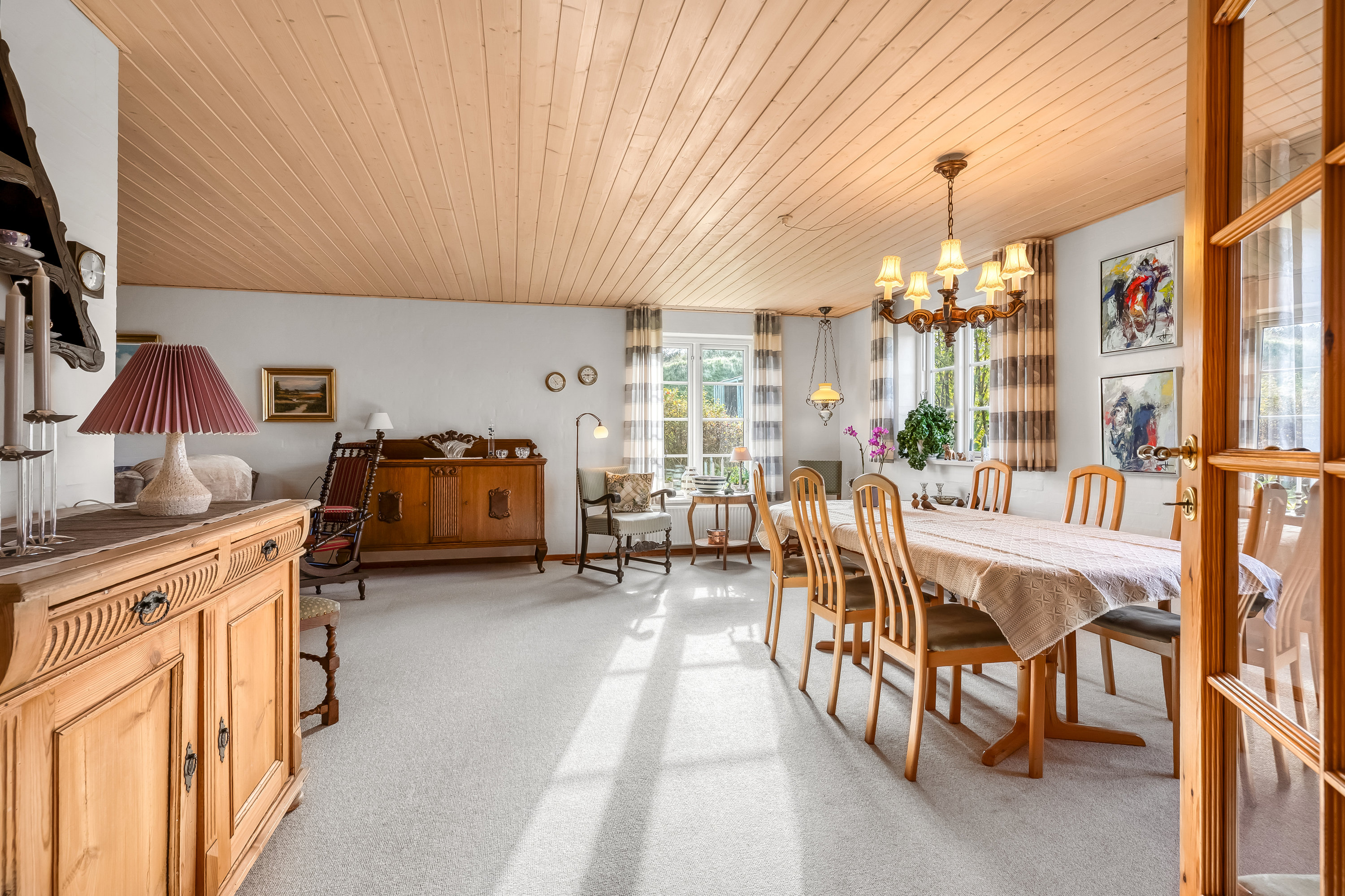 Fremhævet stue billede i fuldskærmstilstand. Billede af Gudumvej 73, Gudum, 7620 Lemvig