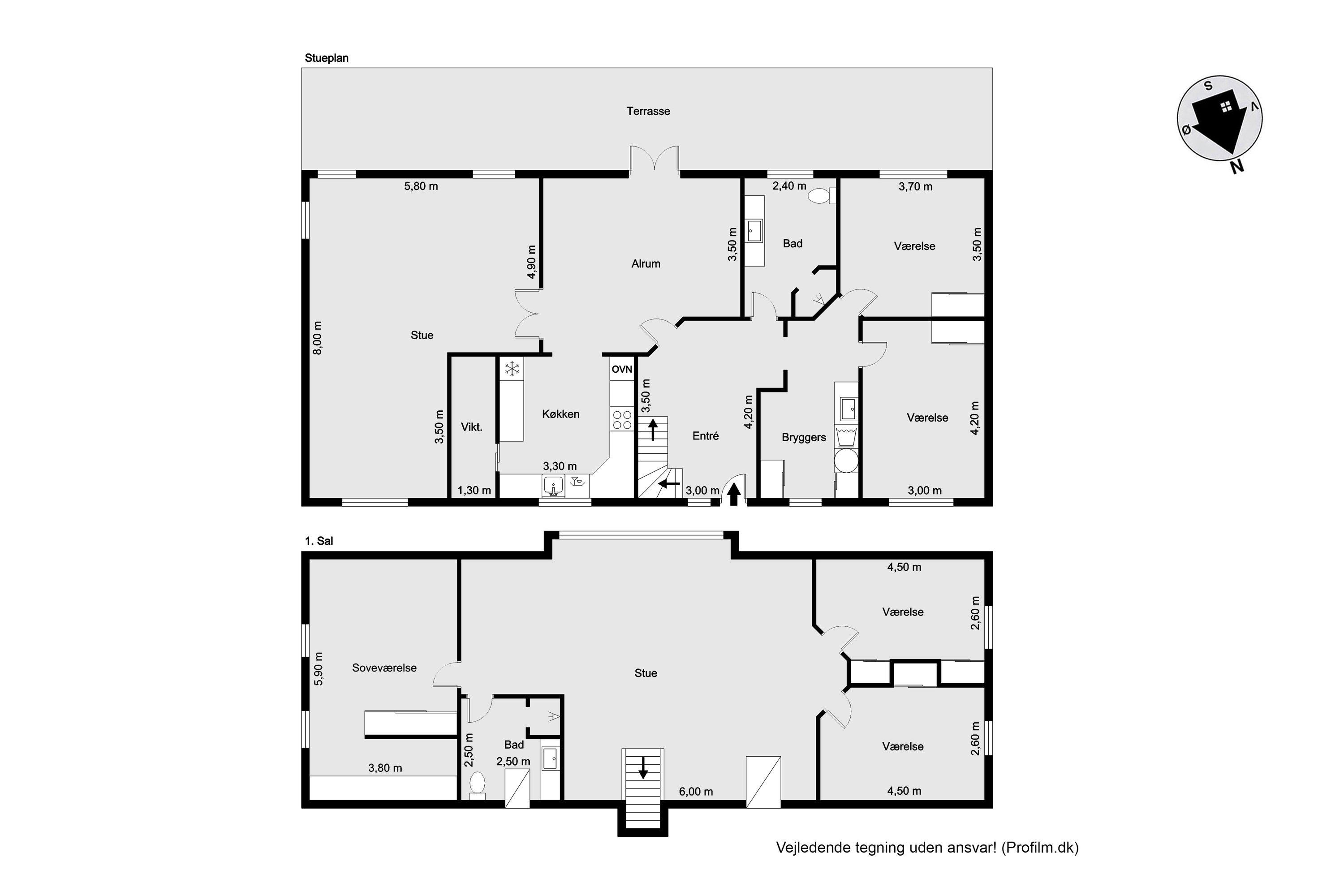 Plantegninger billede af Gudumvej 73, Gudum, 7620 Lemvig