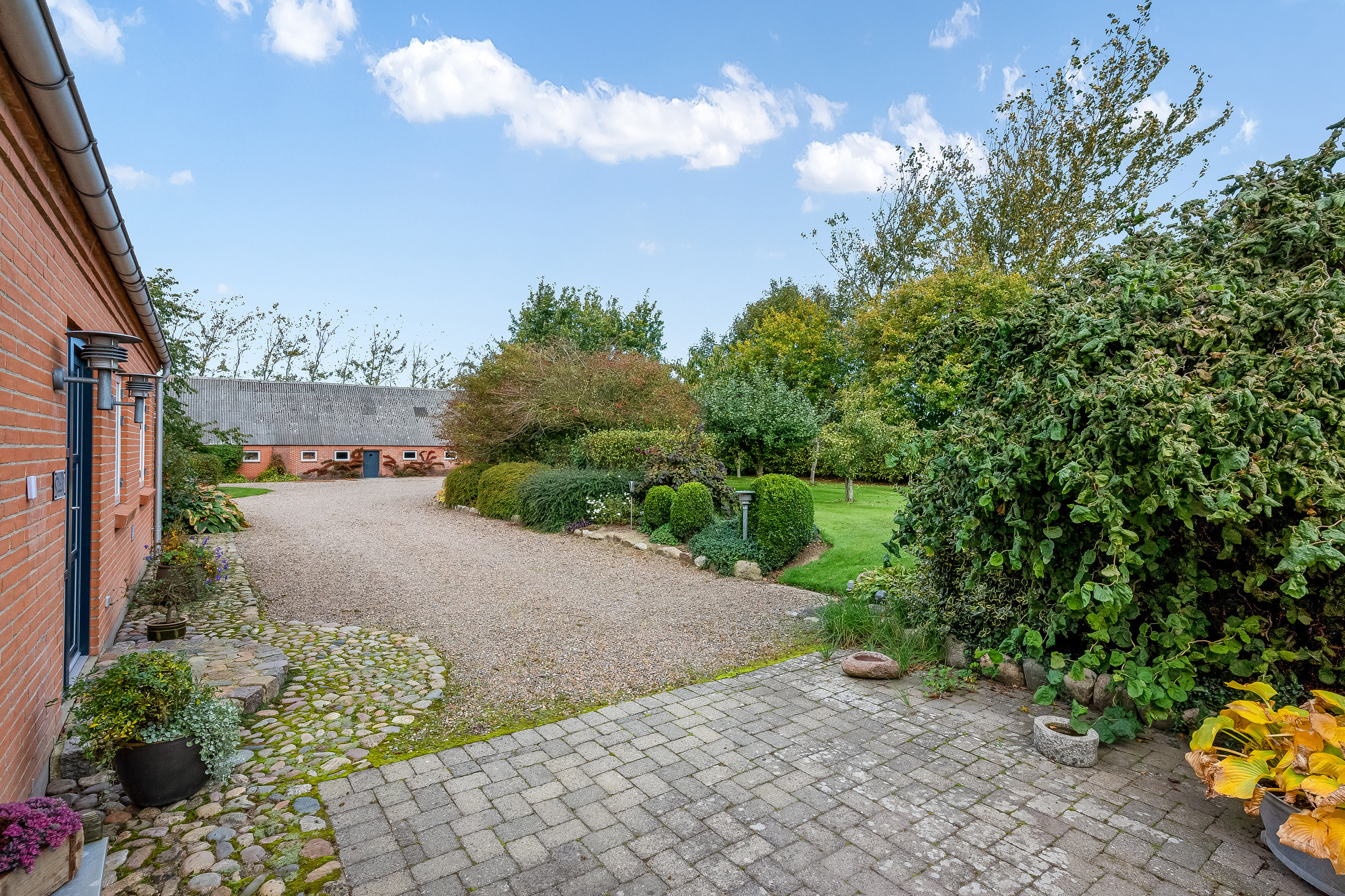 Fremhævet terrasse billede i fuldskærmstilstand. Billede af Gudumvej 73, Gudum, 7620 Lemvig