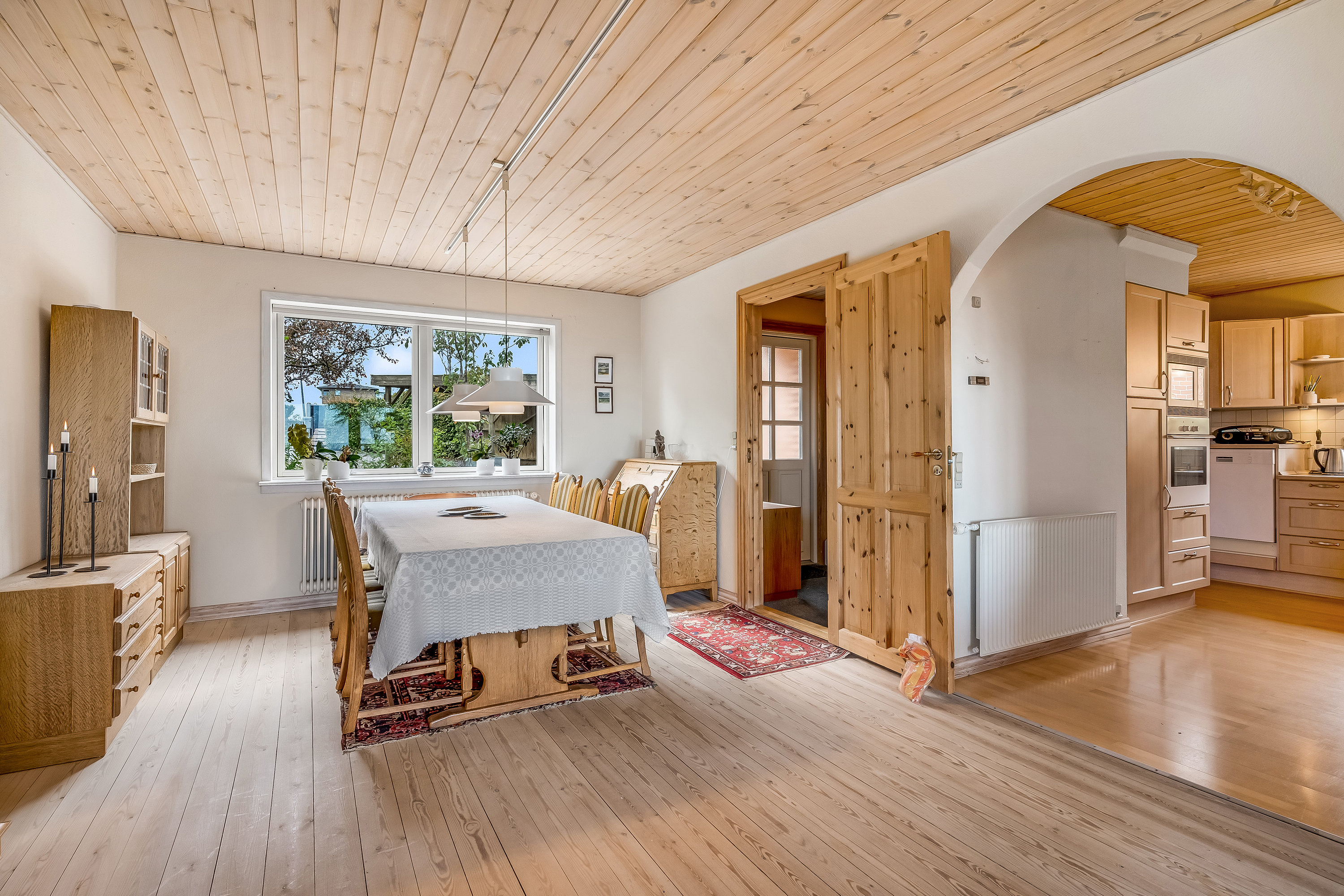 Fremhævet stue billede i fuldskærmstilstand. Billede af Grønningen 21, 7620 Lemvig