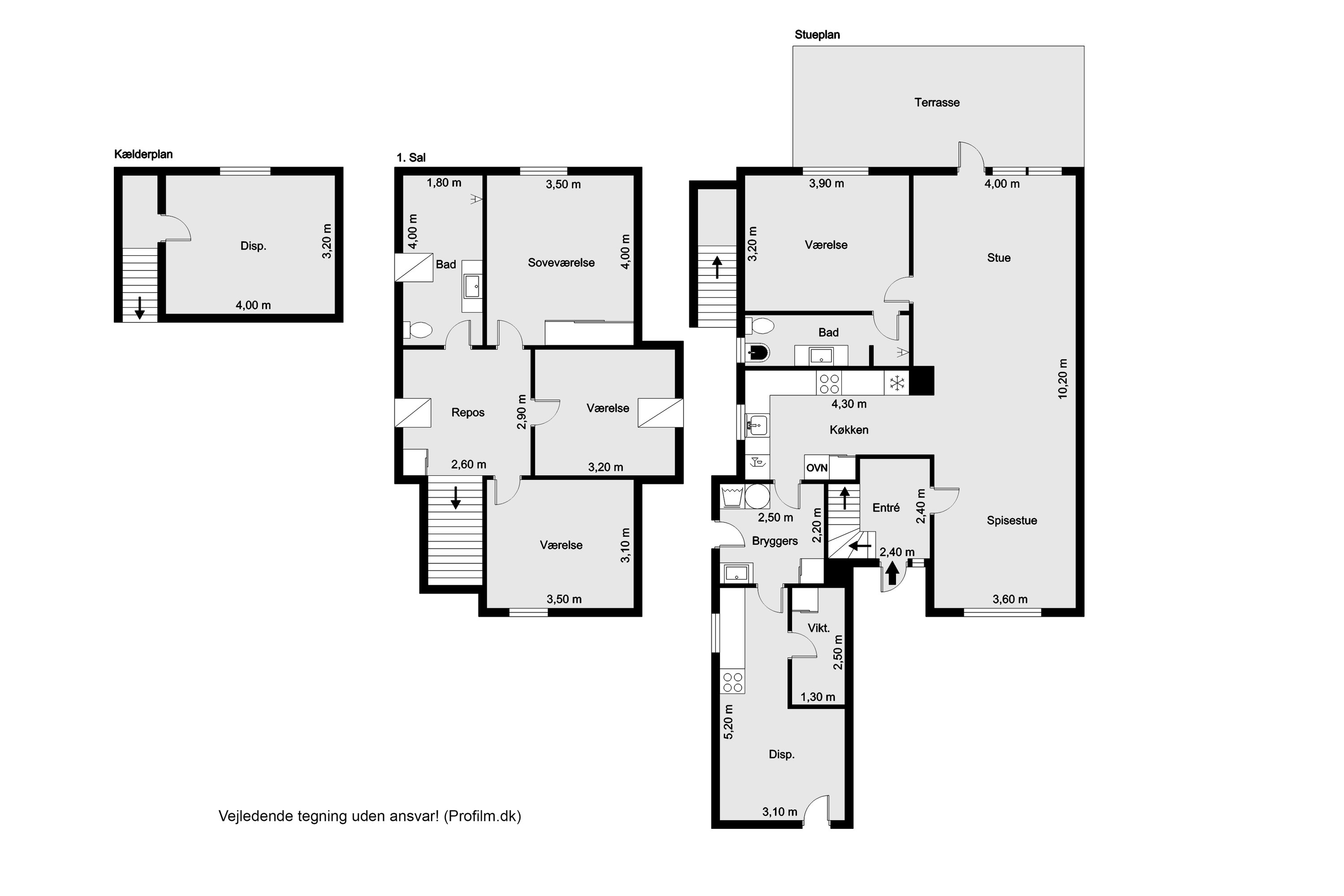 Plantegninger billede af Grønningen 21, 7620 Lemvig