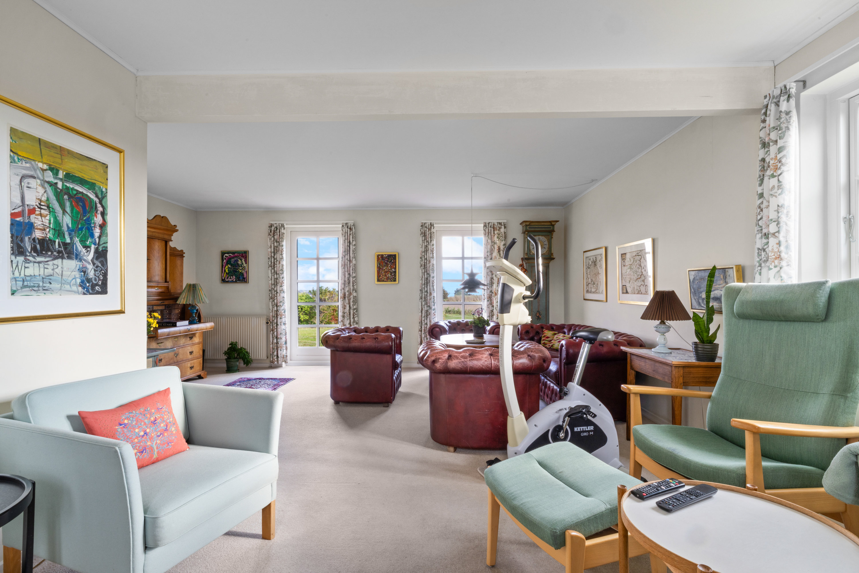 Fremhævet stue billede i fuldskærmstilstand. Billede af Bjernevej 76, 5600 Faaborg