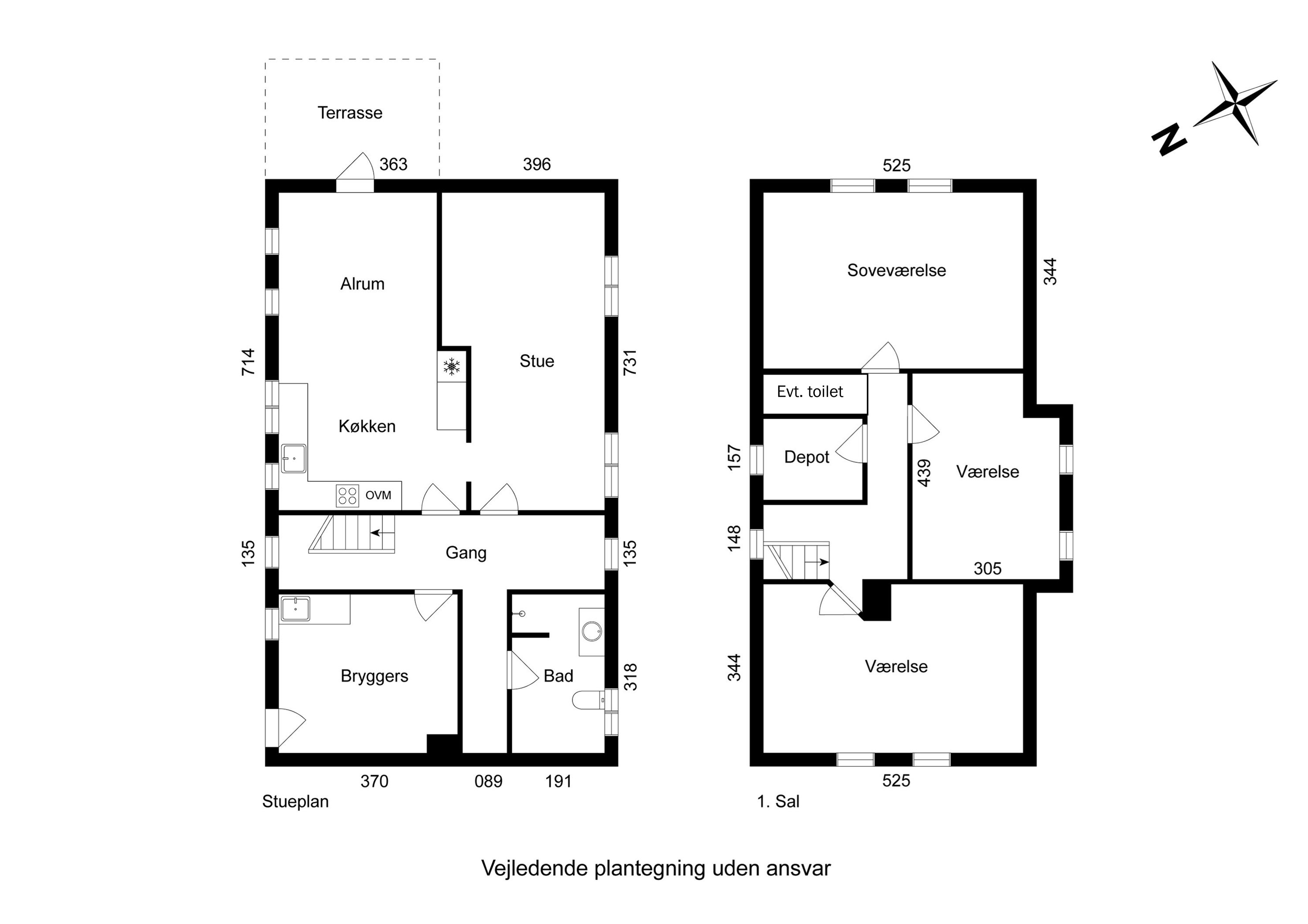 Plantegninger billede af Holmen 2, Glud, 7130 Juelsminde