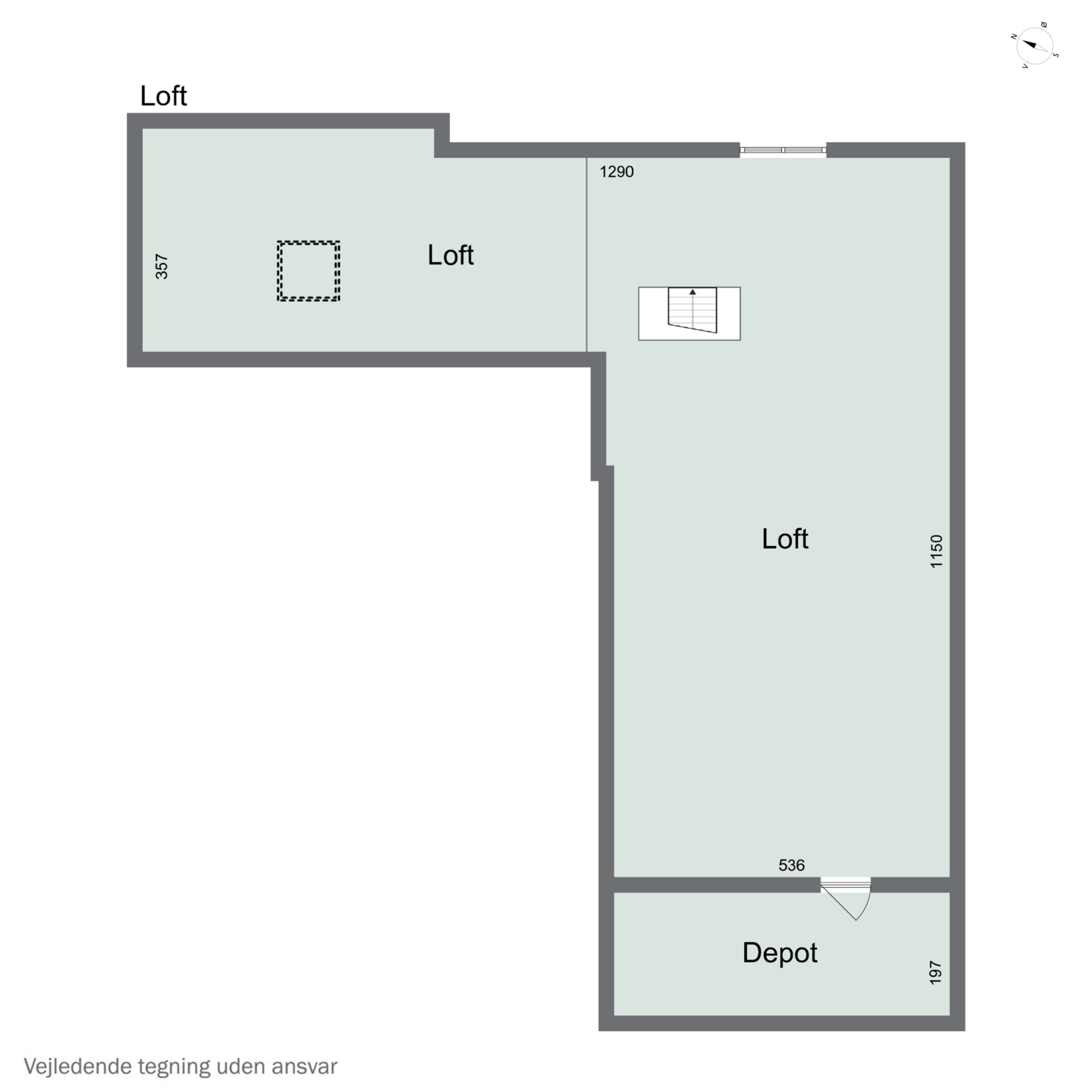 Plantegninger billede af Storegade 1, Holbøl, 6340 Kruså