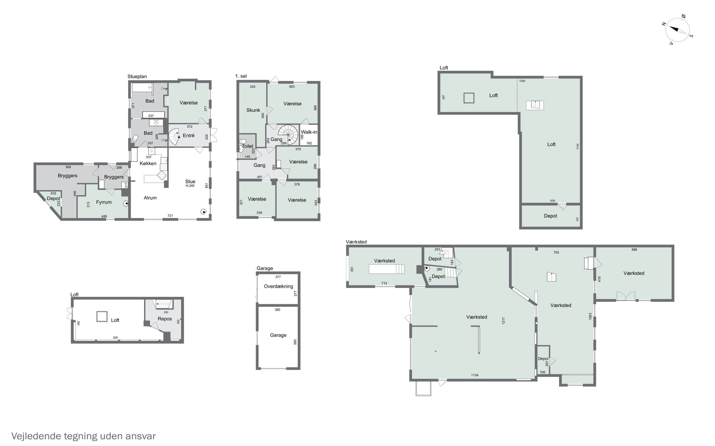 Plantegninger billede af Storegade 1, Holbøl, 6340 Kruså