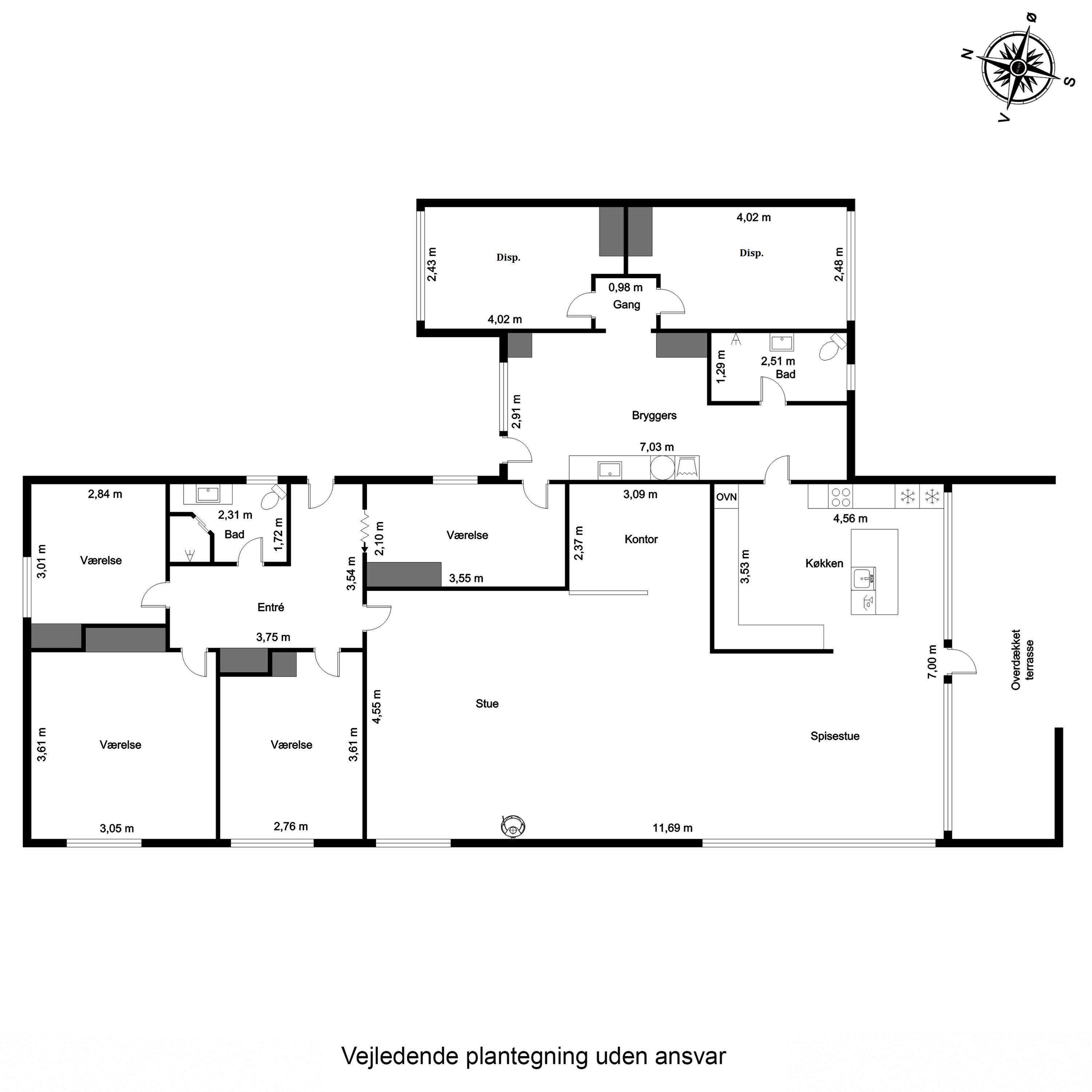 Plantegninger billede af Rosenvold 37, 7300 Jelling