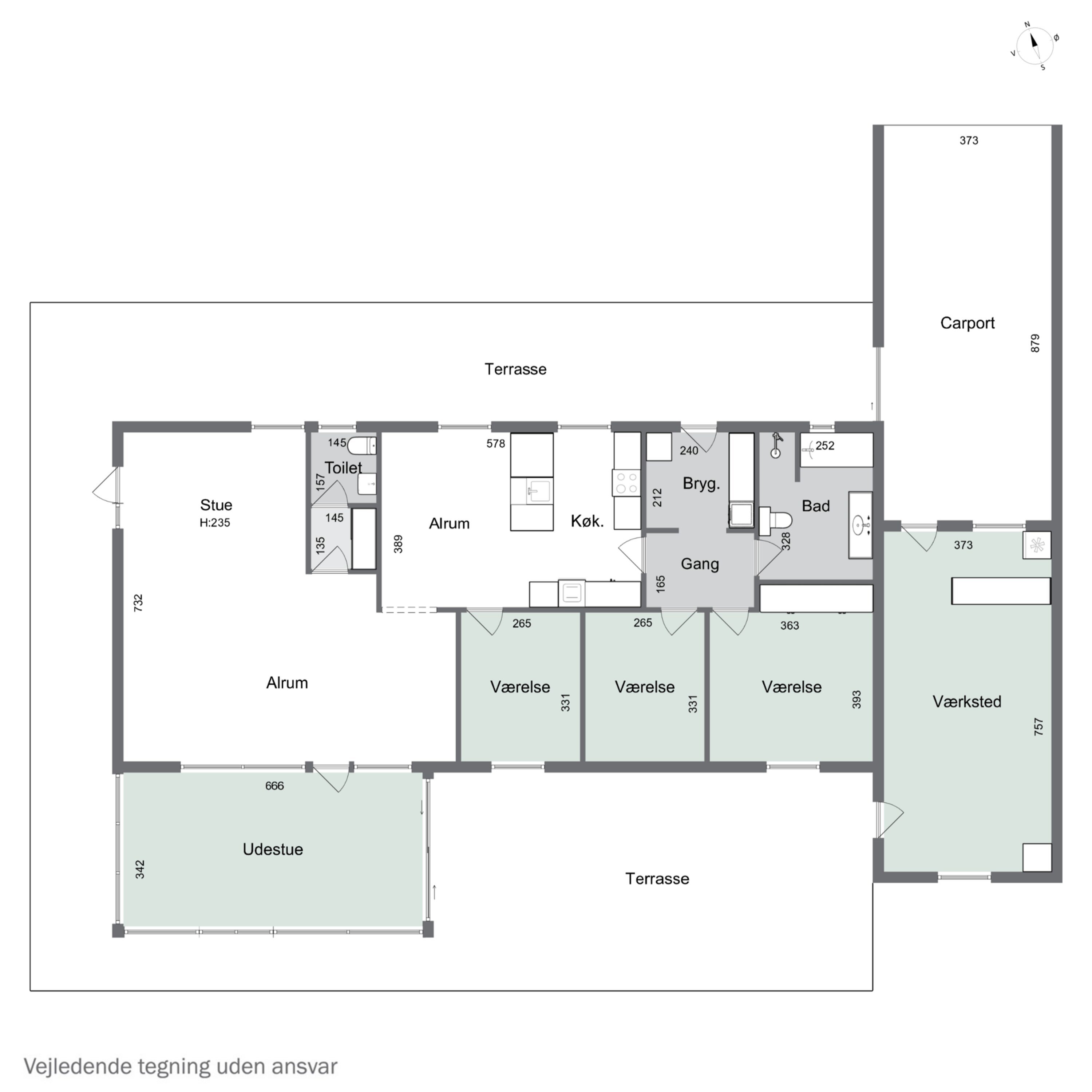 Plantegninger billede af Thormodsvej 30, 7760 Hurup Thy