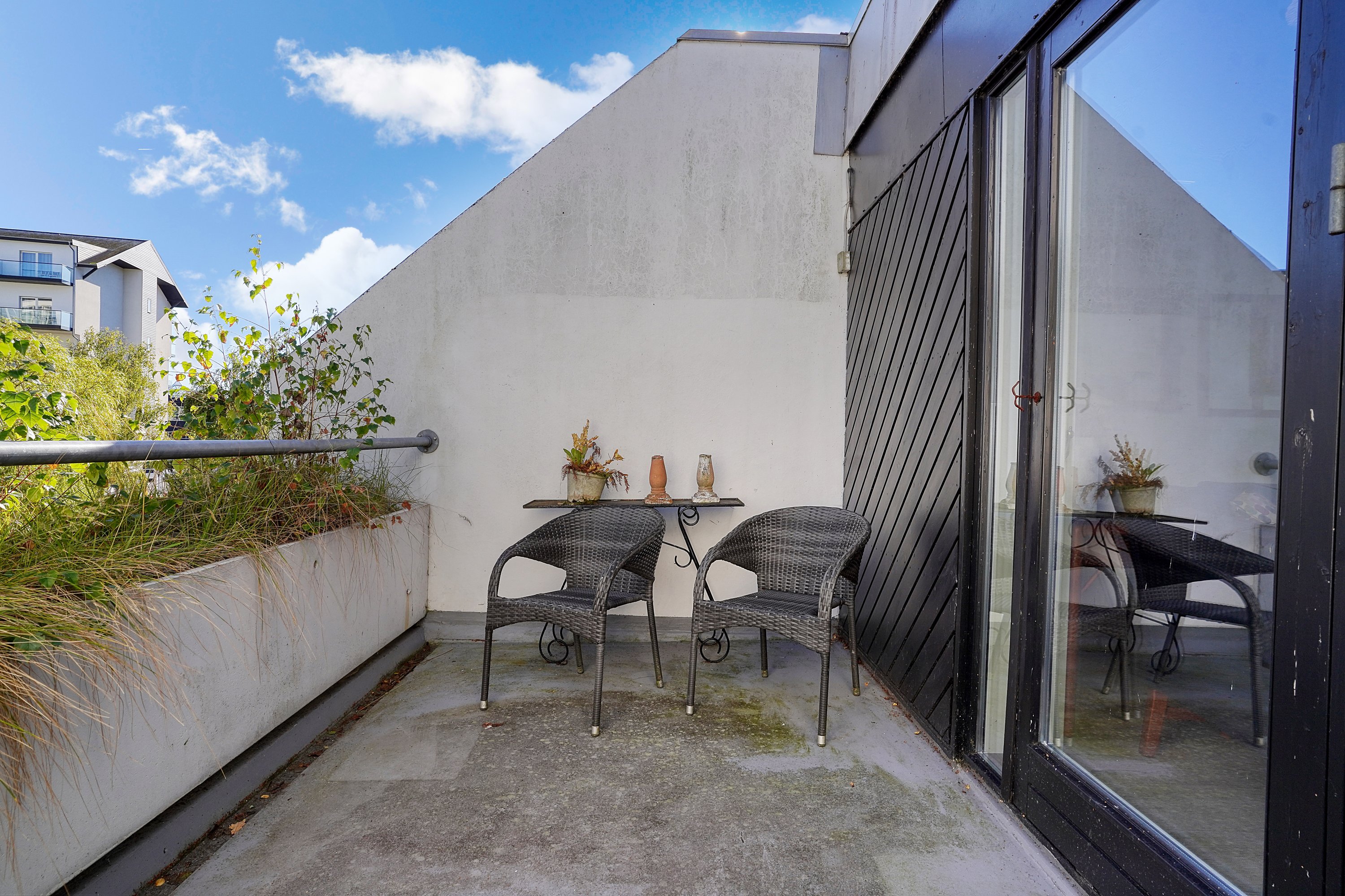 Fremhævet altan billede i fuldskærmstilstand. Billede af Nordre Strandvej 2F, 1. 612., 3000 Helsingør