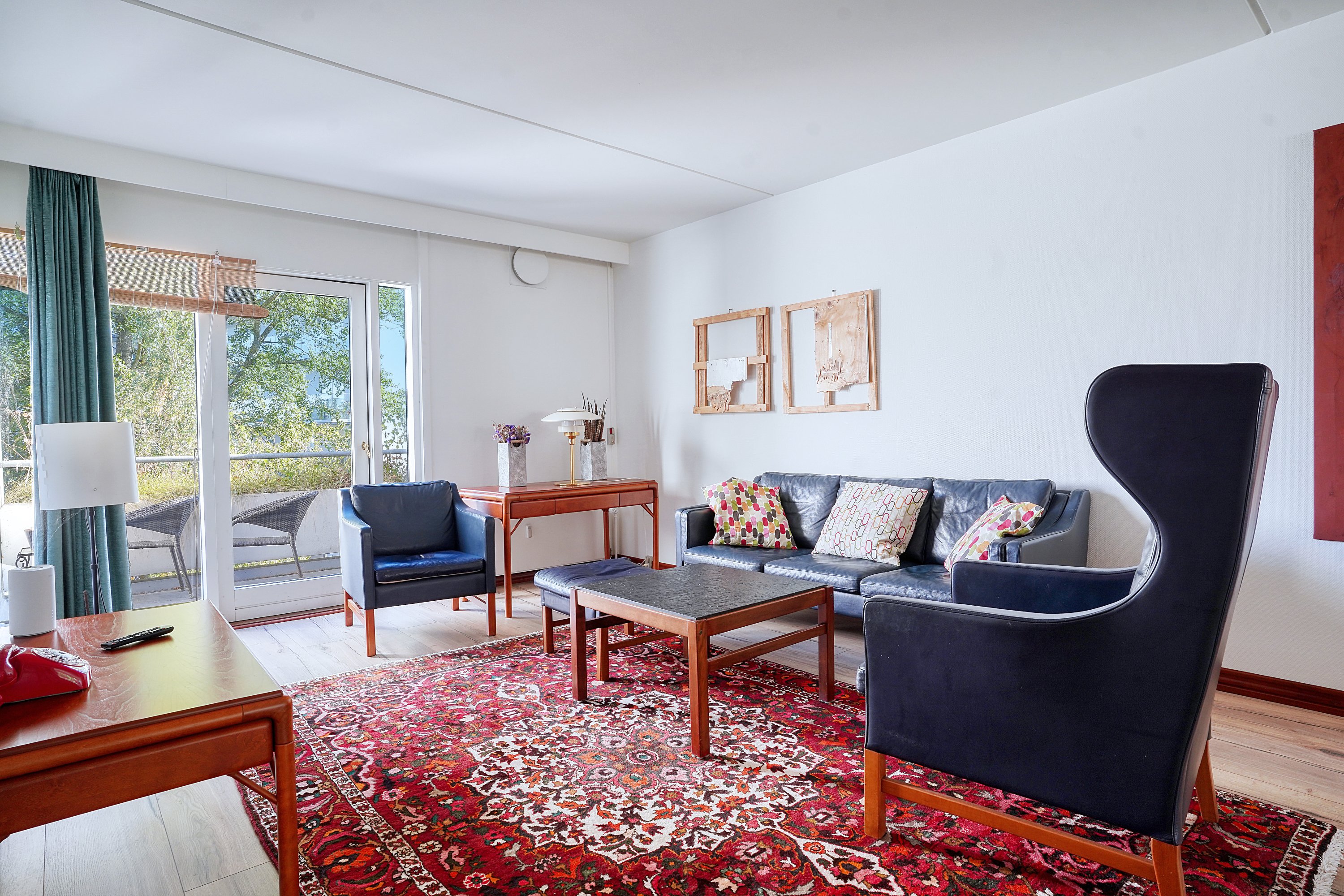 Fremhævet stue billede i fuldskærmstilstand. Billede af Nordre Strandvej 2F, 1. 612., 3000 Helsingør