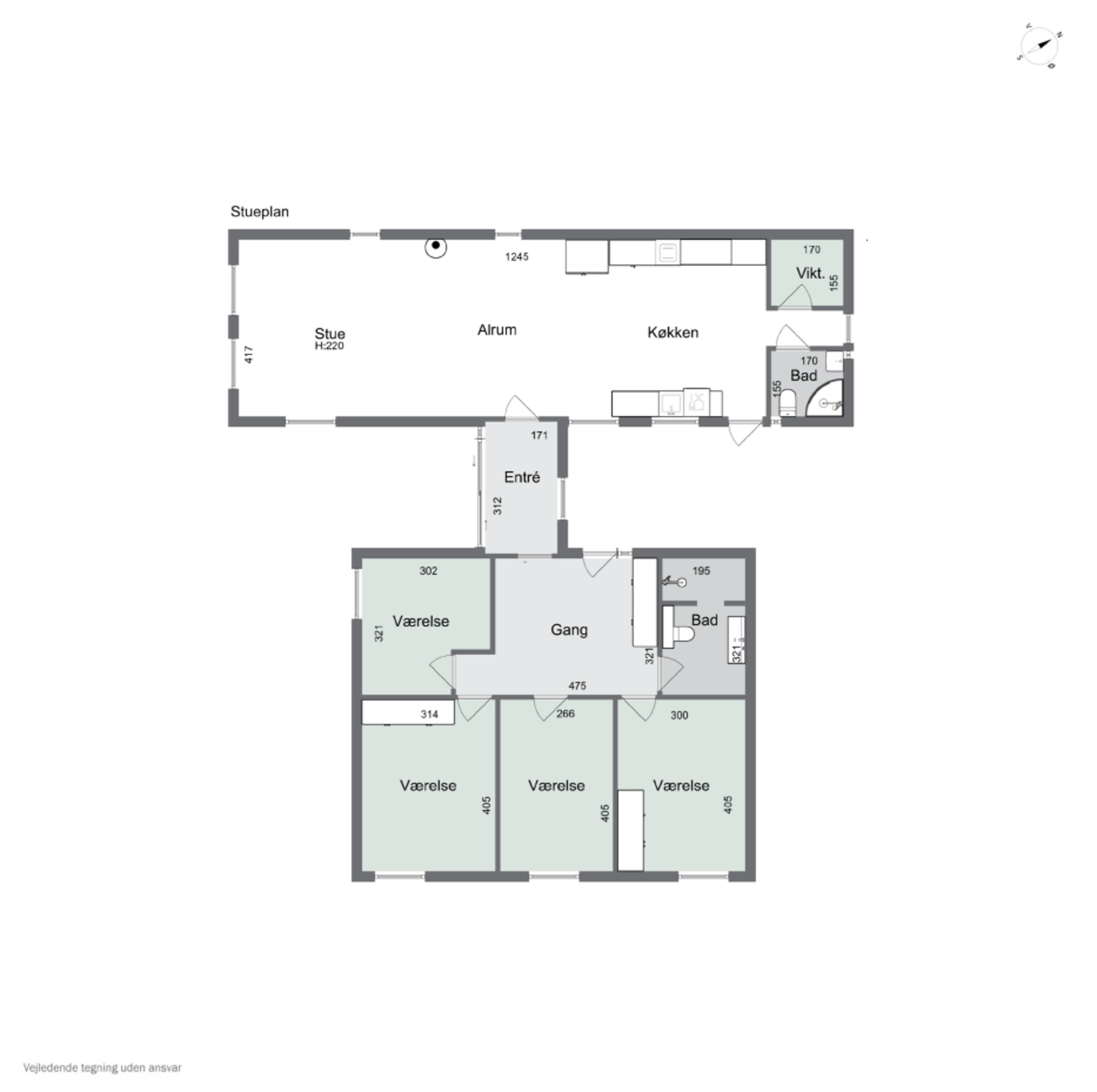 Plantegninger billede af Vojensvej 54, 2610 Rødovre