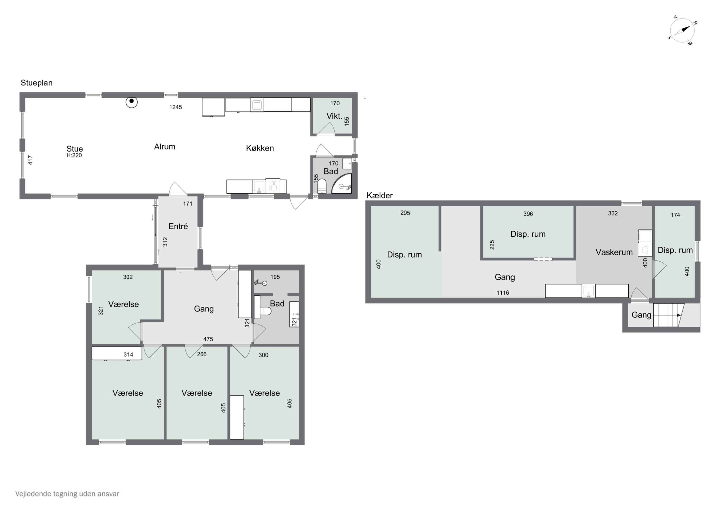 Plantegninger billede af Vojensvej 54, 2610 Rødovre