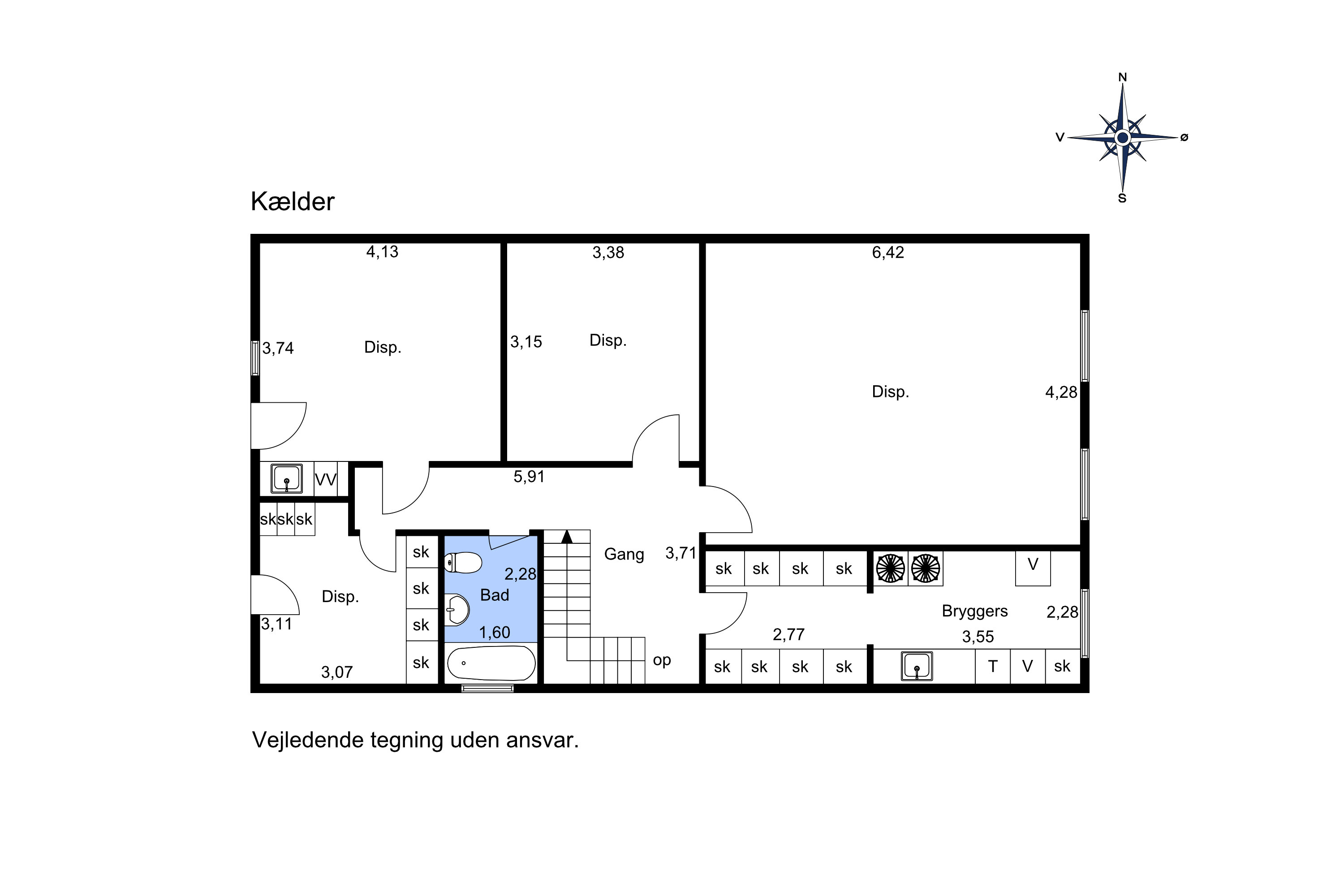 Plantegninger billede af Årøvej 2, 4600 Køge