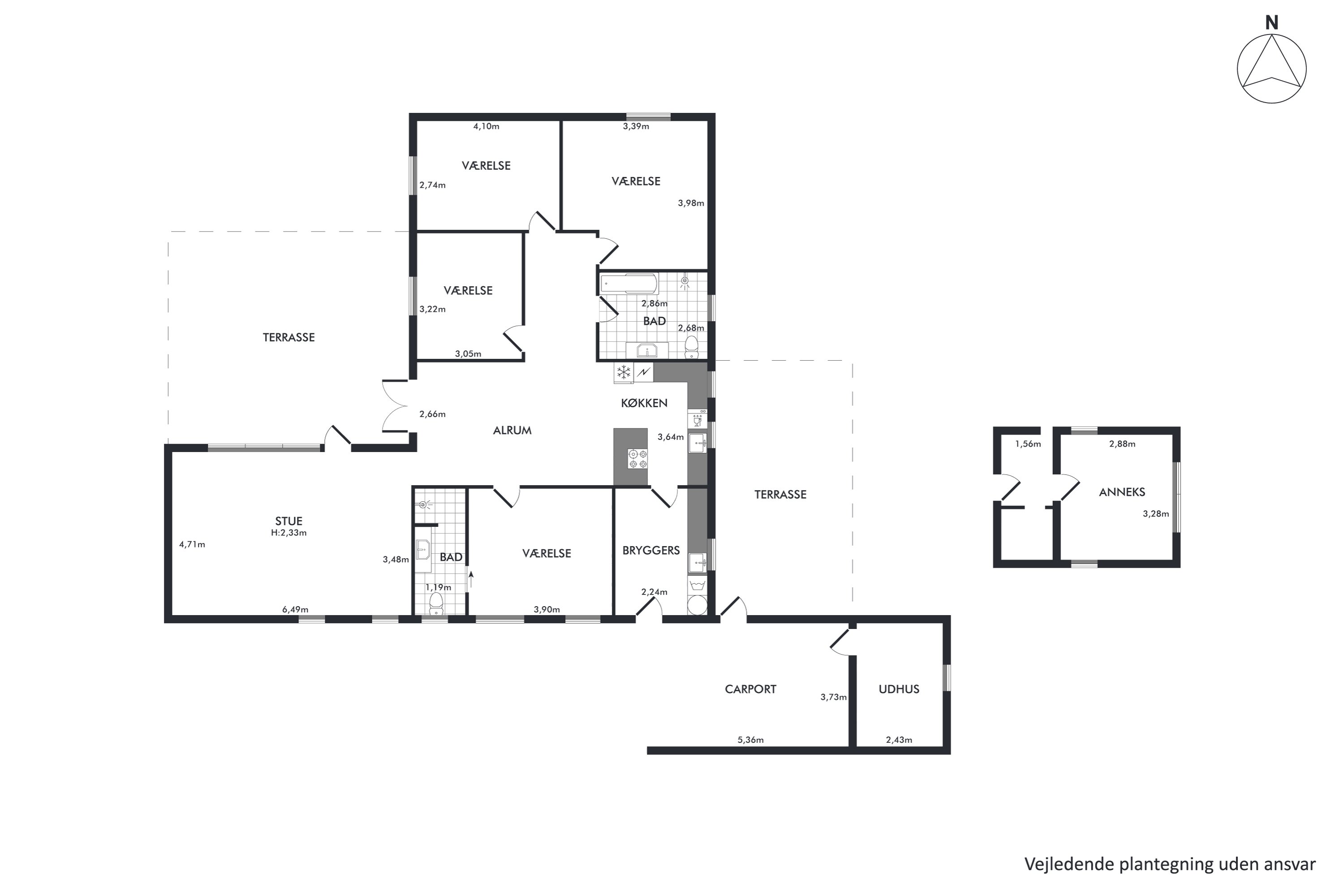 Plantegninger billede af Hedeskrænten 9, 8800 Viborg