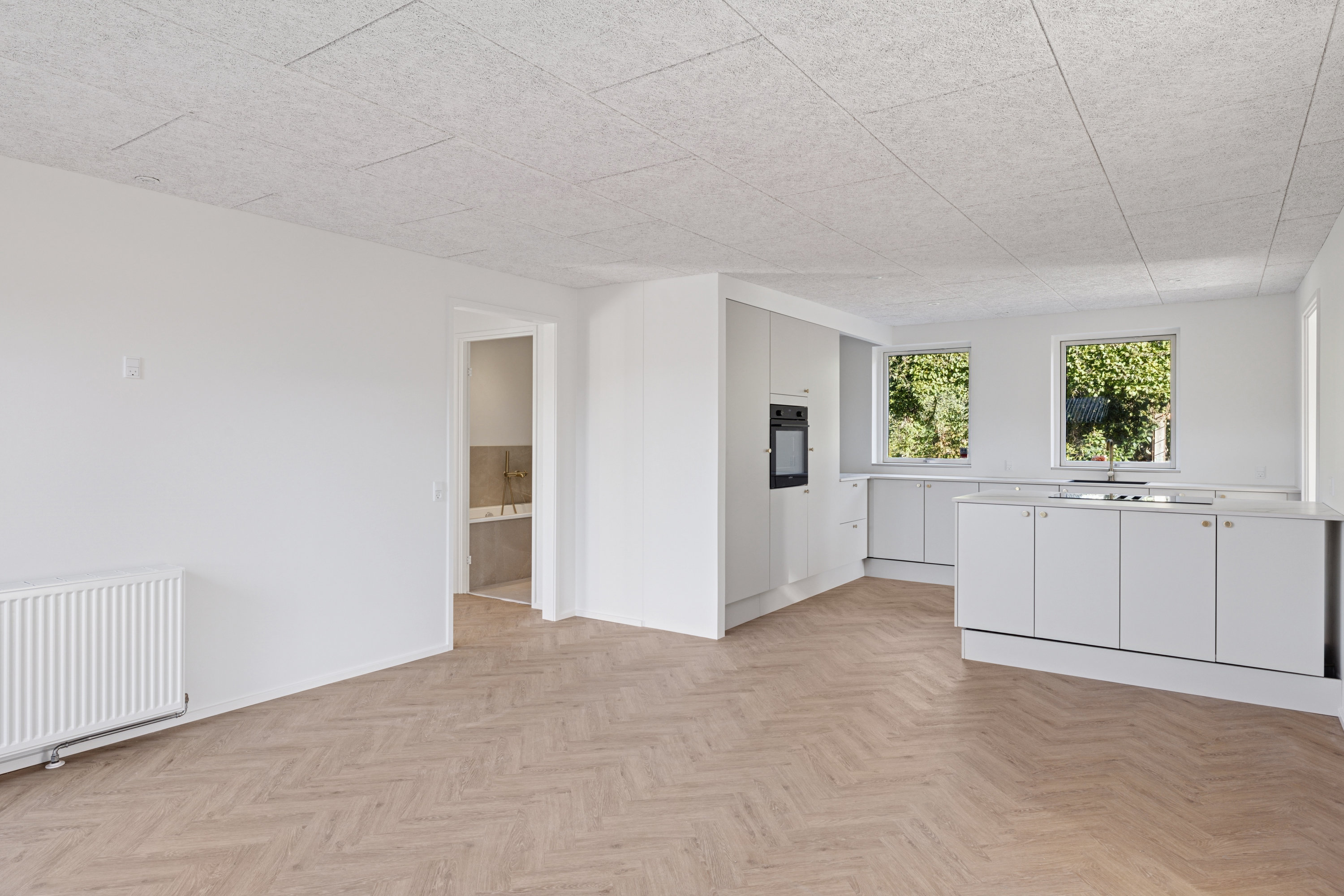 Fremhævet stue billede i fuldskærmstilstand. Billede af Hedeskrænten 9, 8800 Viborg