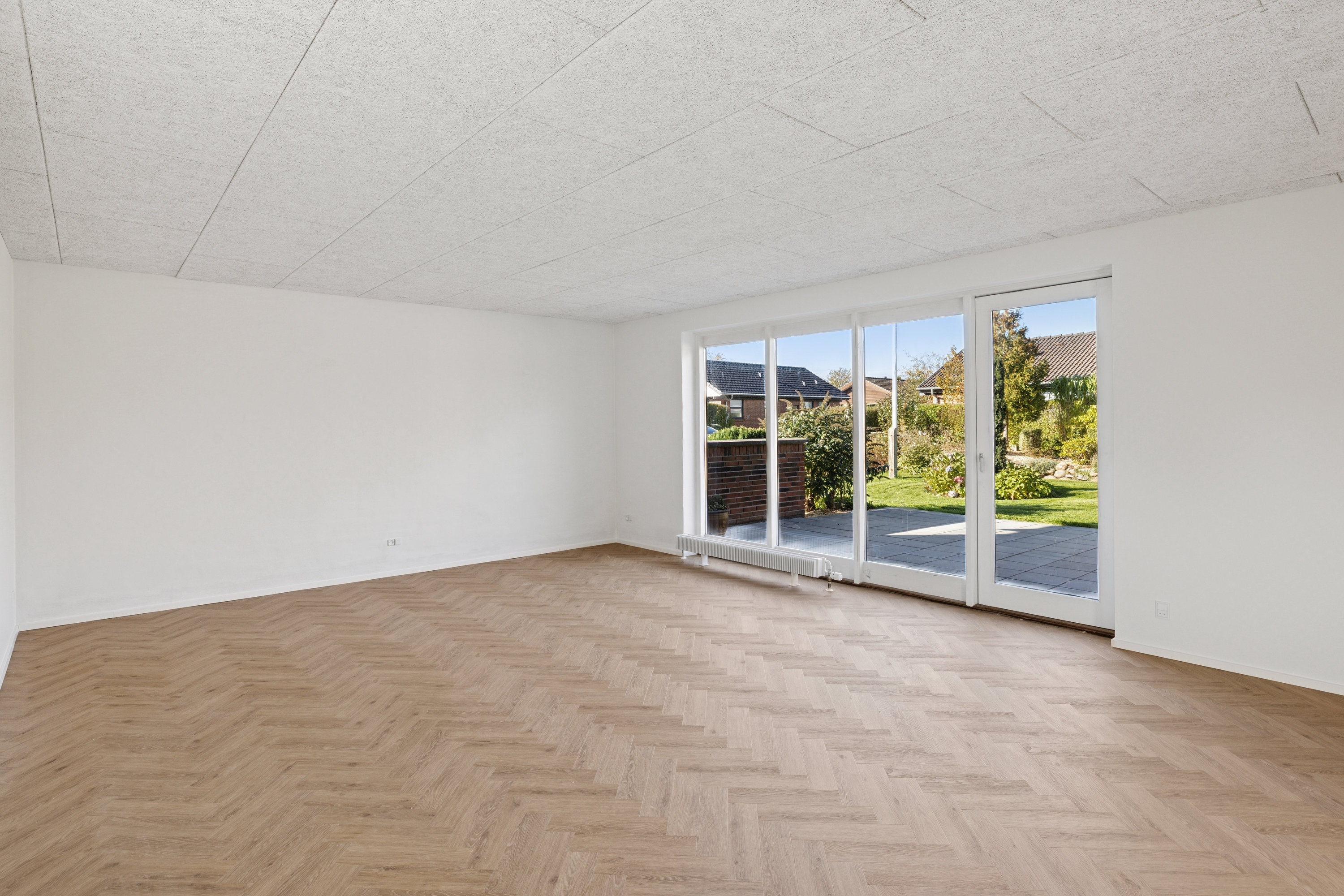 Fremhævet stue billede i fuldskærmstilstand. Billede af Hedeskrænten 9, 8800 Viborg