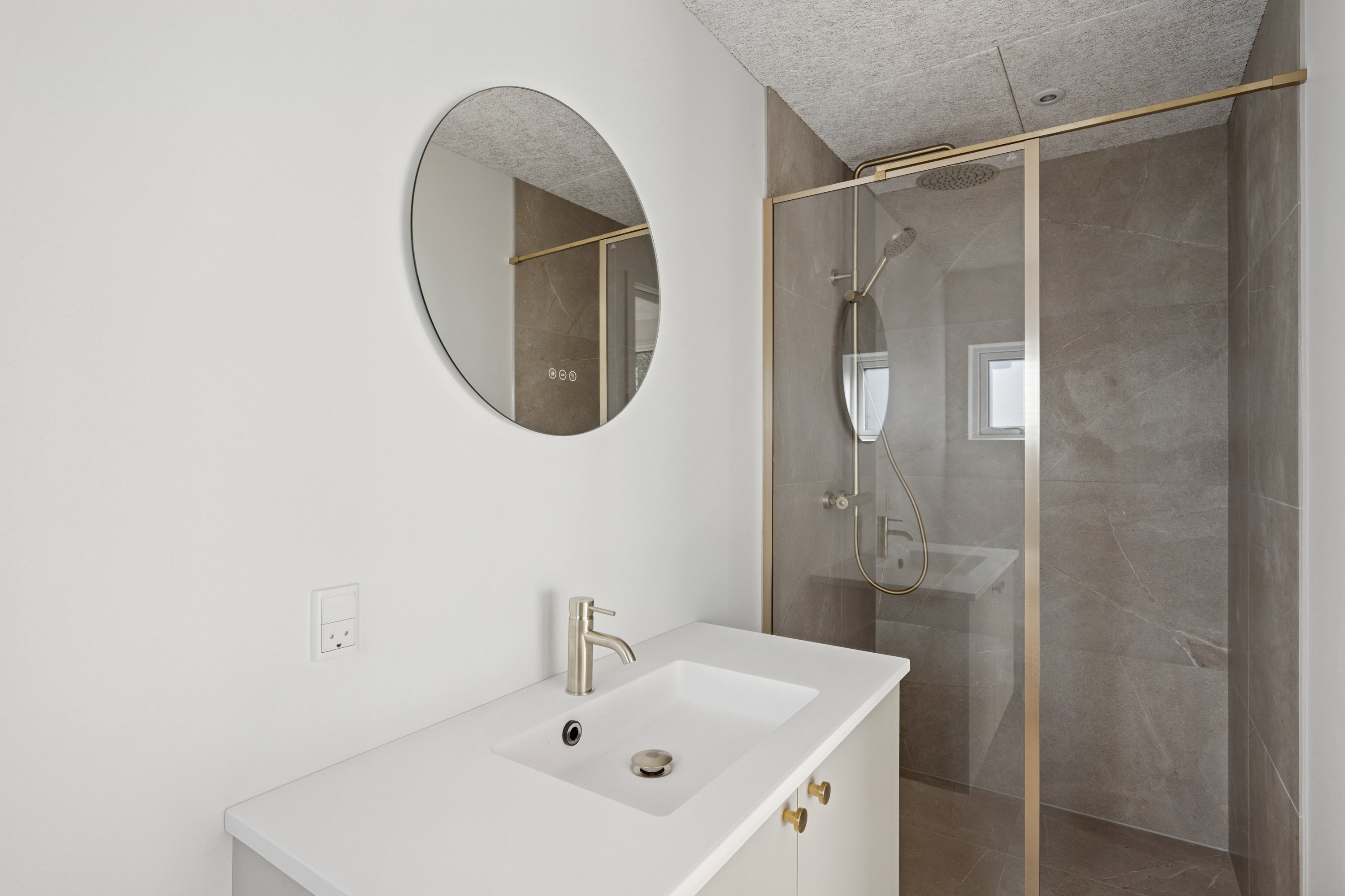 Fremhævet badeværelse billede i fuldskærmstilstand. Billede af Hedeskrænten 9, 8800 Viborg