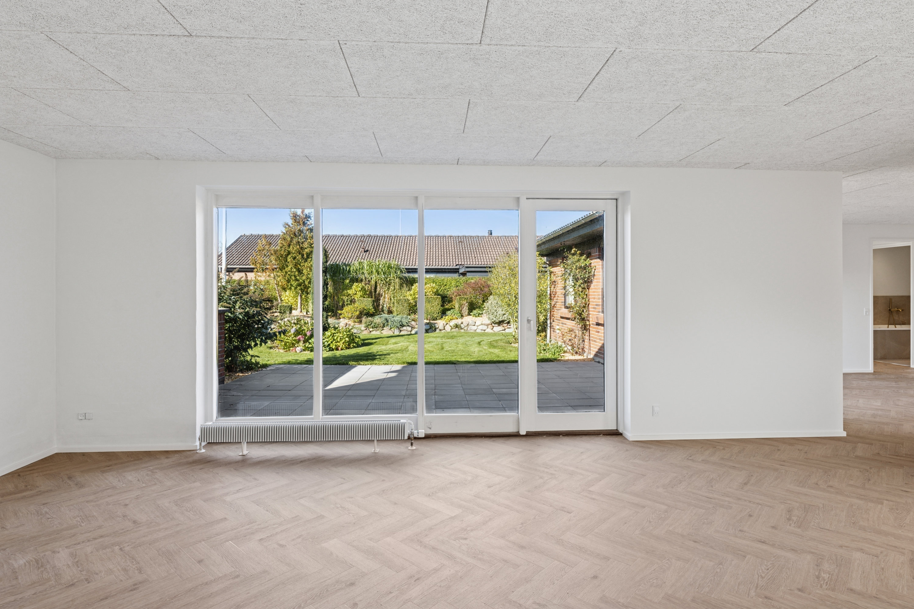 Fremhævet stue billede i fuldskærmstilstand. Billede af Hedeskrænten 9, 8800 Viborg