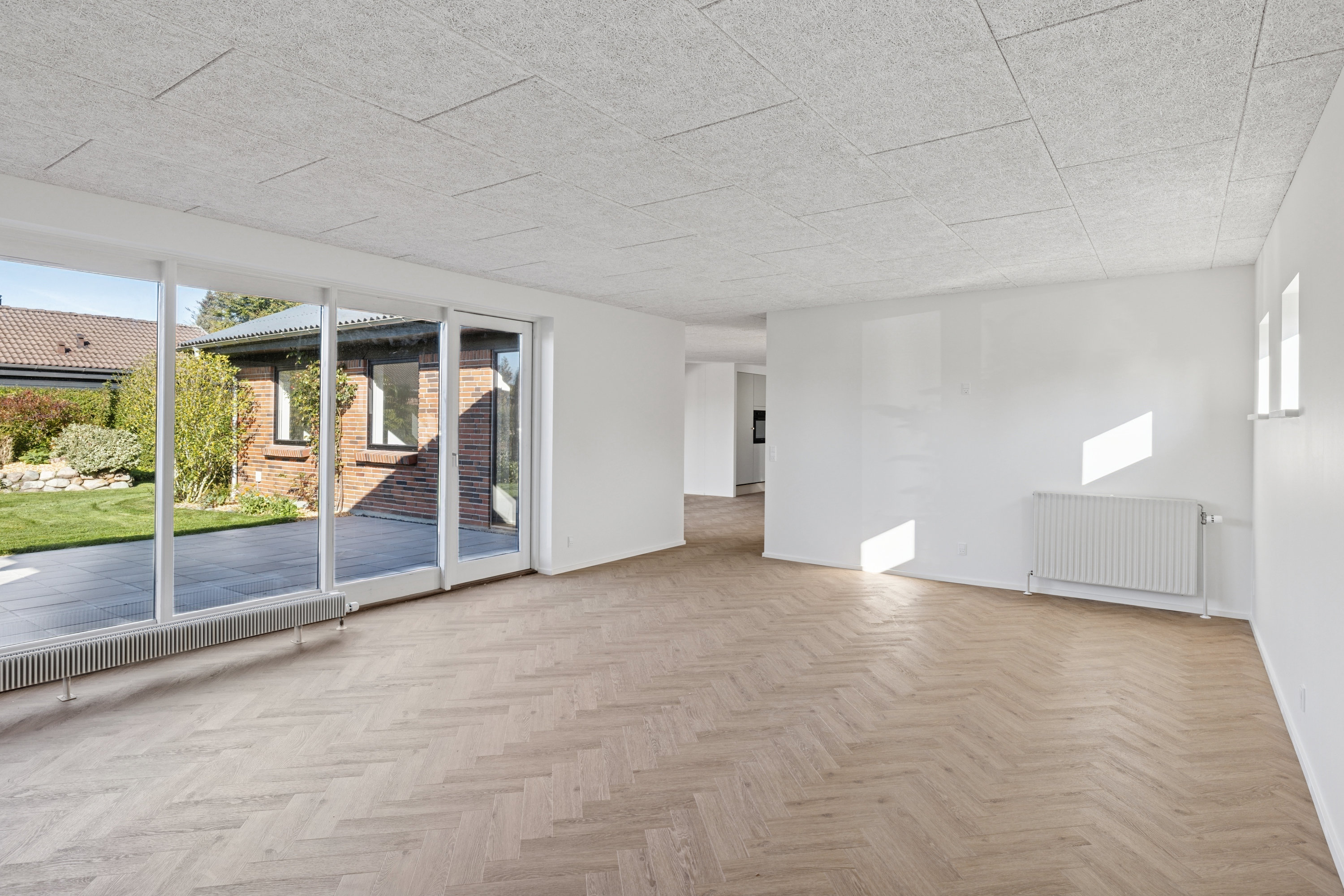 Fremhævet stue billede i fuldskærmstilstand. Billede af Hedeskrænten 9, 8800 Viborg