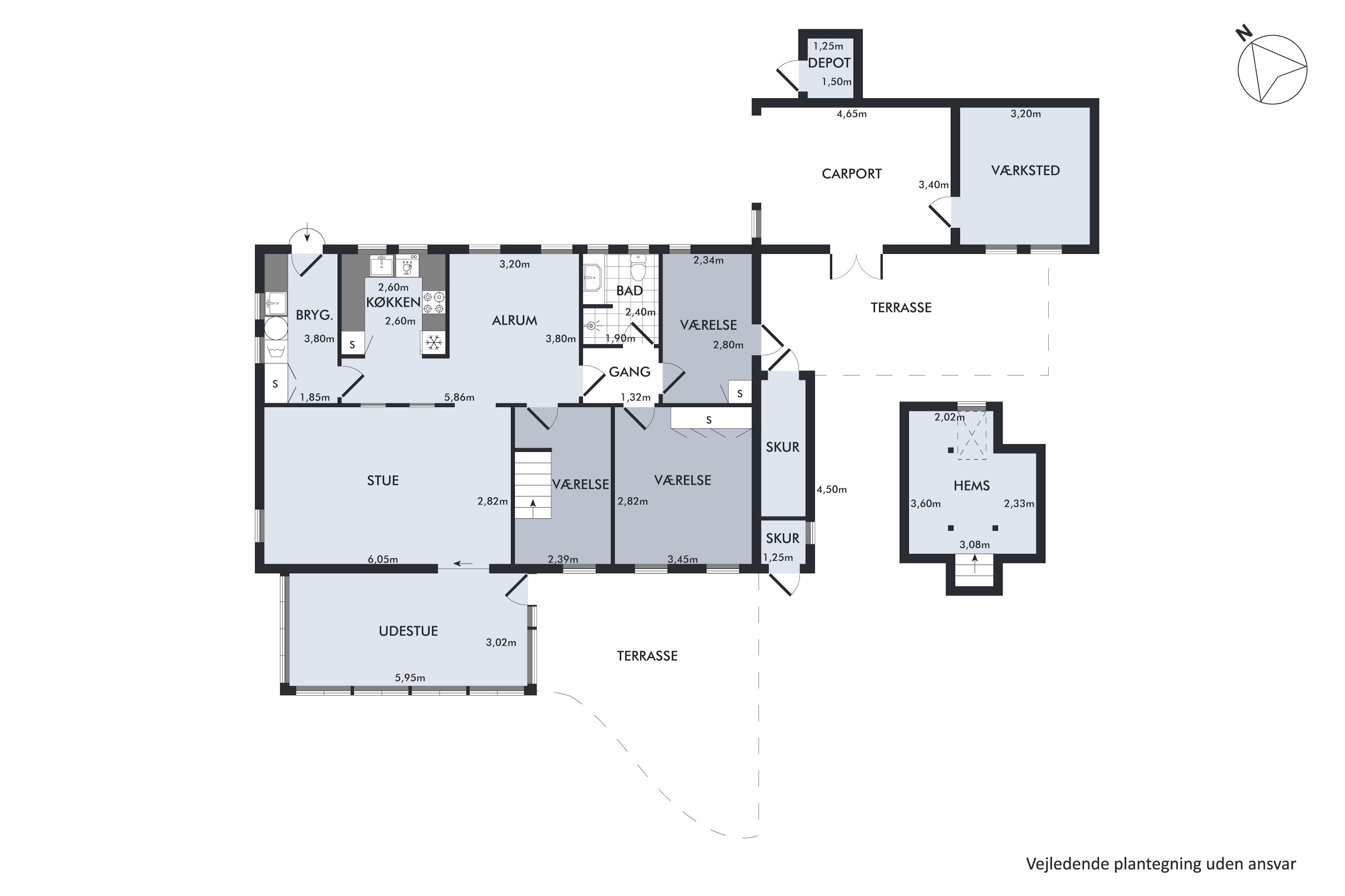 Plantegninger billede af Granhøjen 30, Vrold, 8660 Skanderborg