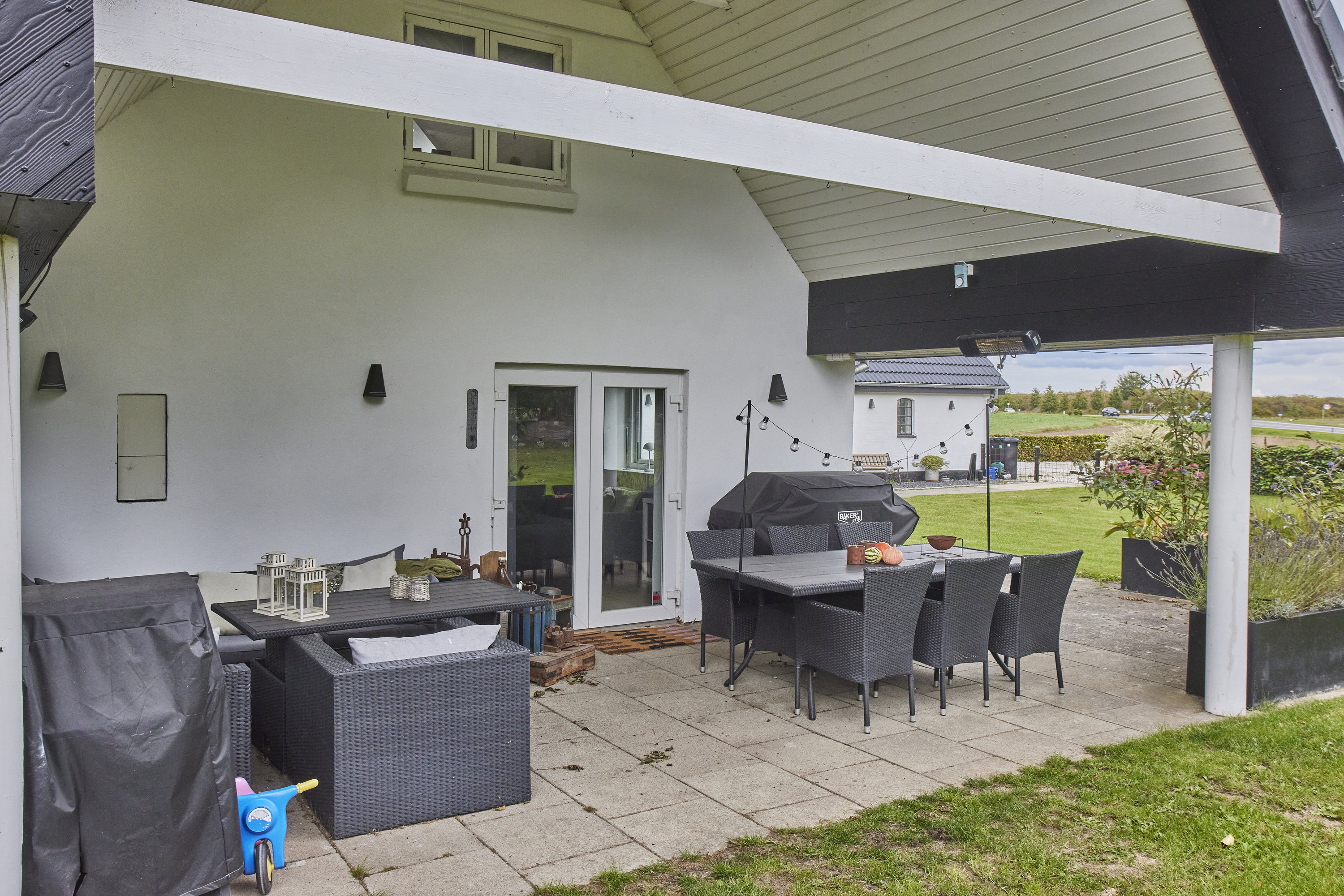 Fremhævet terrasse billede i fuldskærmstilstand. Billede af Eriksborgvej 46, Grauballe, 8600 Silkeborg