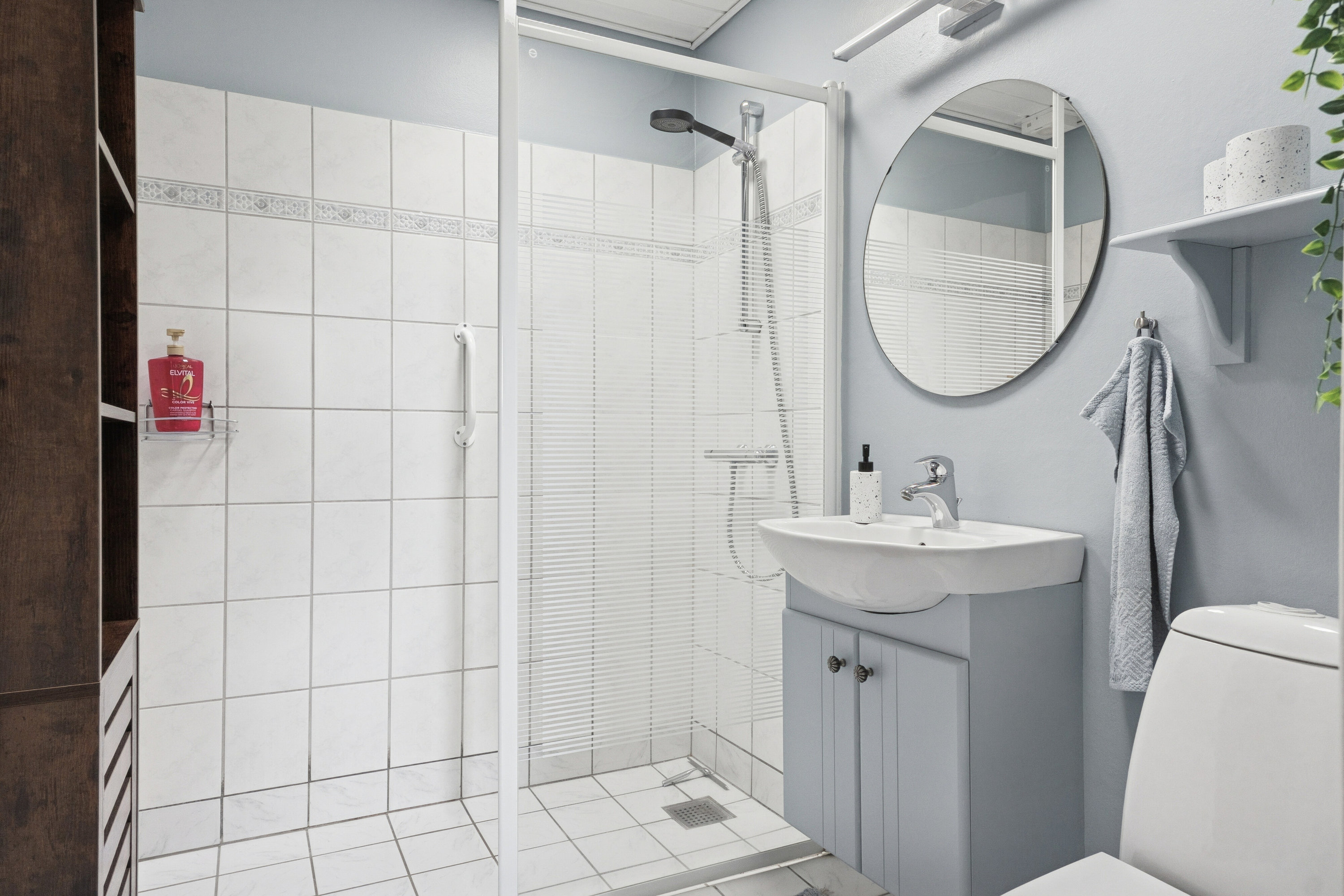 Fremhævet badeværelse billede i fuldskærmstilstand. Billede af Johs Olsens Vej 8, 4500 Nykøbing Sj