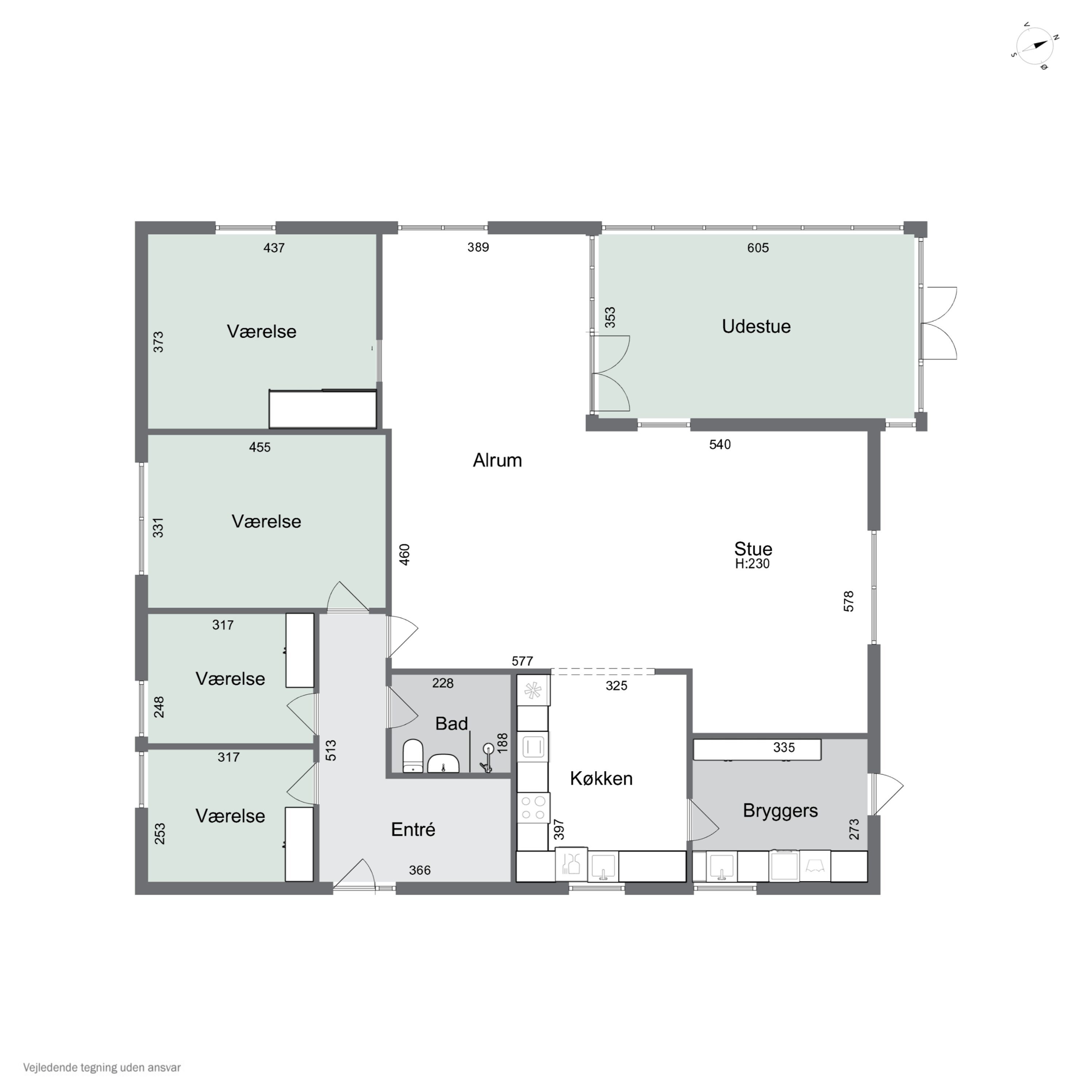 Plantegninger billede af Johs Olsens Vej 8, 4500 Nykøbing Sj