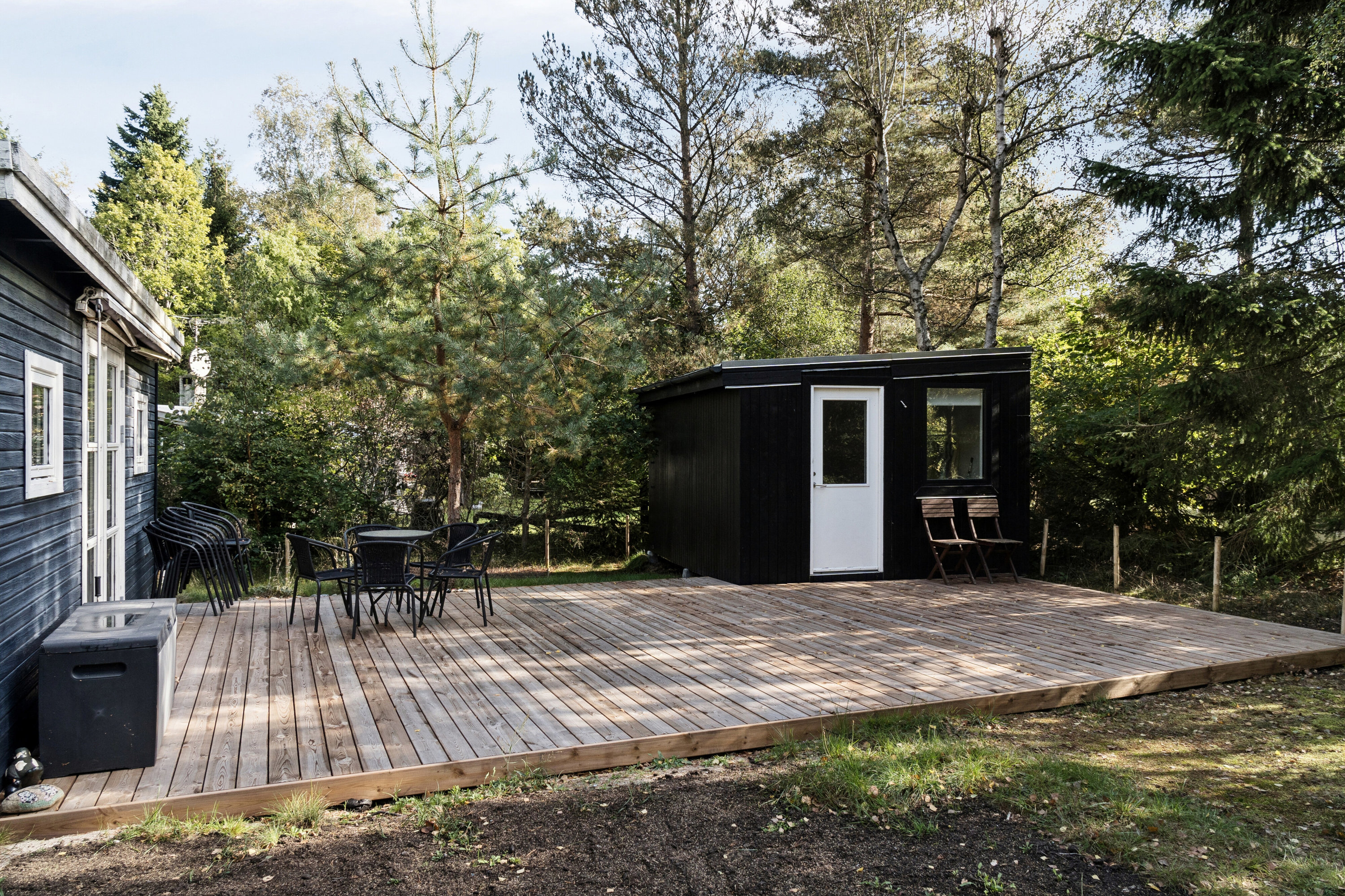 Fremhævet set fra haven billede i fuldskærmstilstand. Billede af P Jørgensensvej 3, 4500 Nykøbing Sj