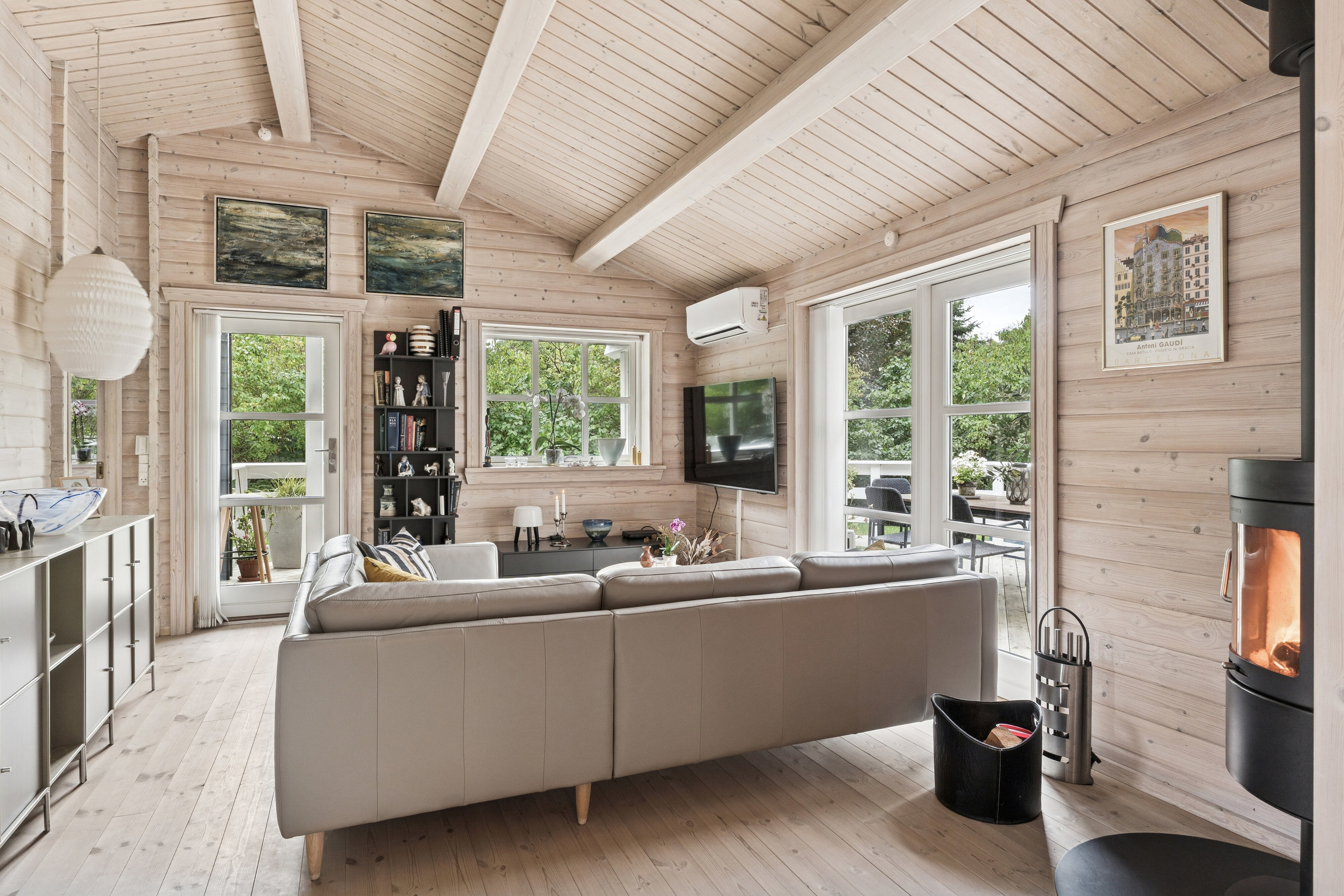 Fremhævet stue billede i fuldskærmstilstand. Billede af Nyrup Huse 44, Nyrup, 4500 Nykøbing Sj