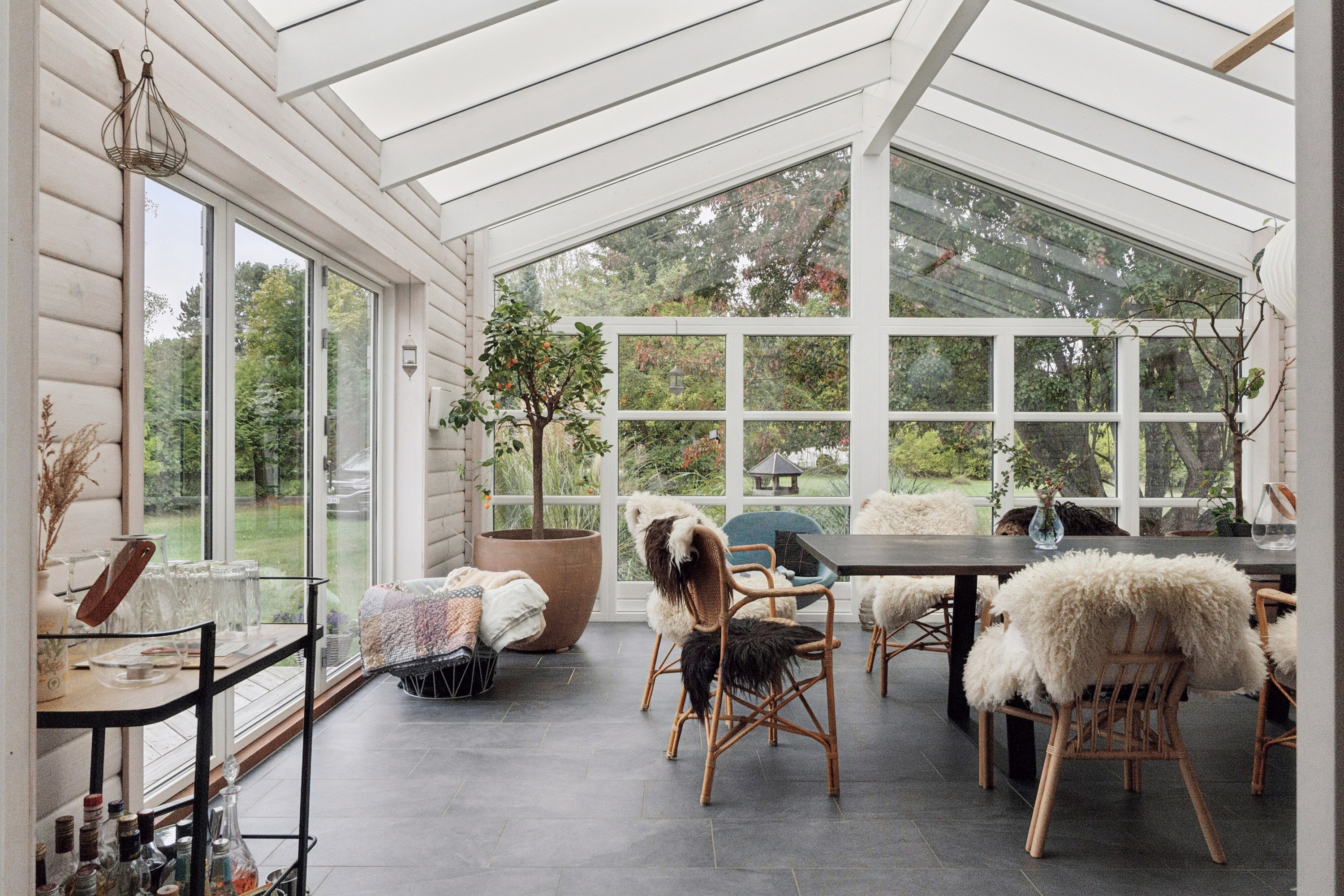 Fremhævet stue billede i fuldskærmstilstand. Billede af Nyrup Huse 44, Nyrup, 4500 Nykøbing Sj