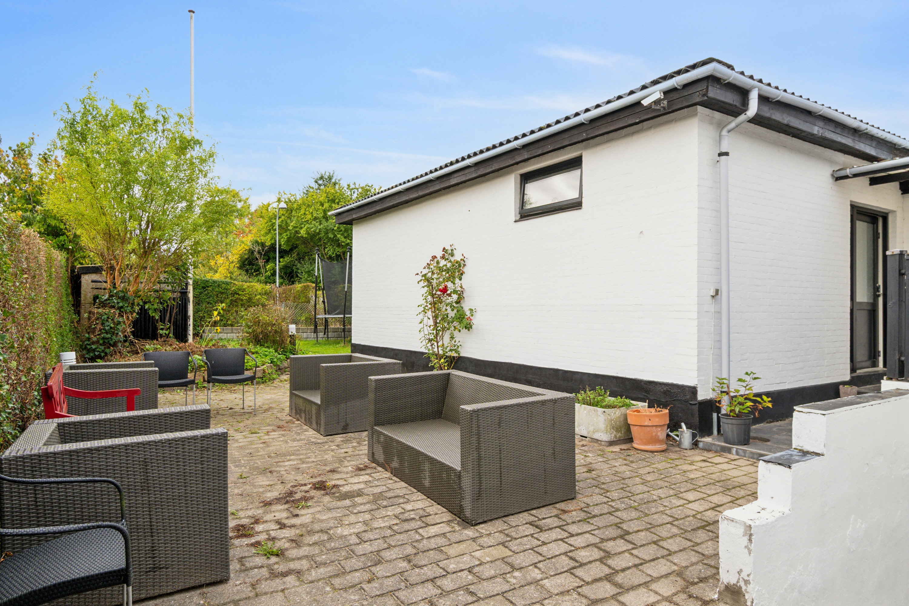 Fremhævet terrasse billede i fuldskærmstilstand. Billede af Vojensvej 54, 2610 Rødovre