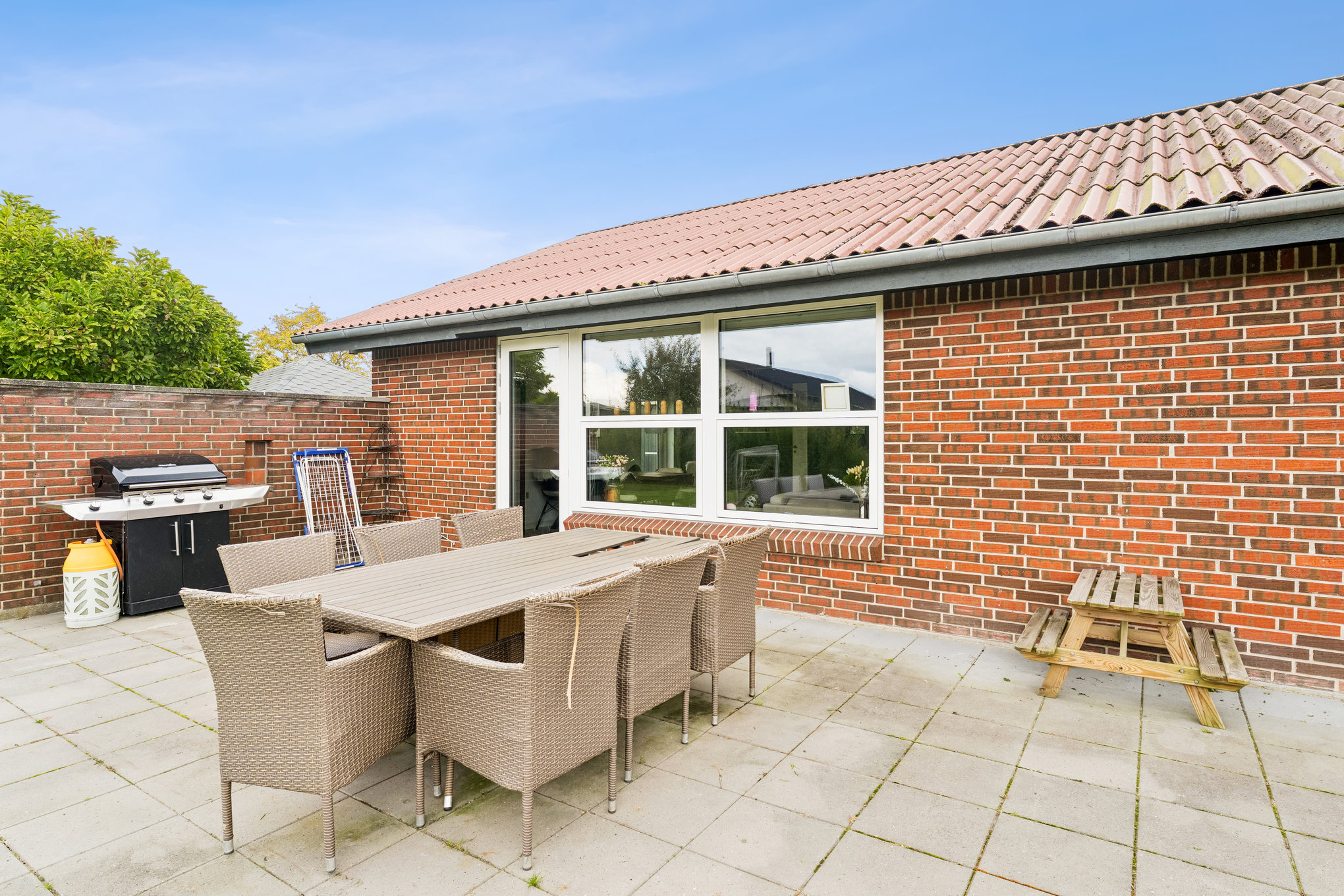 Fremhævet terrasse billede i fuldskærmstilstand. Billede af Klarinetvej 8, 8940 Randers SV