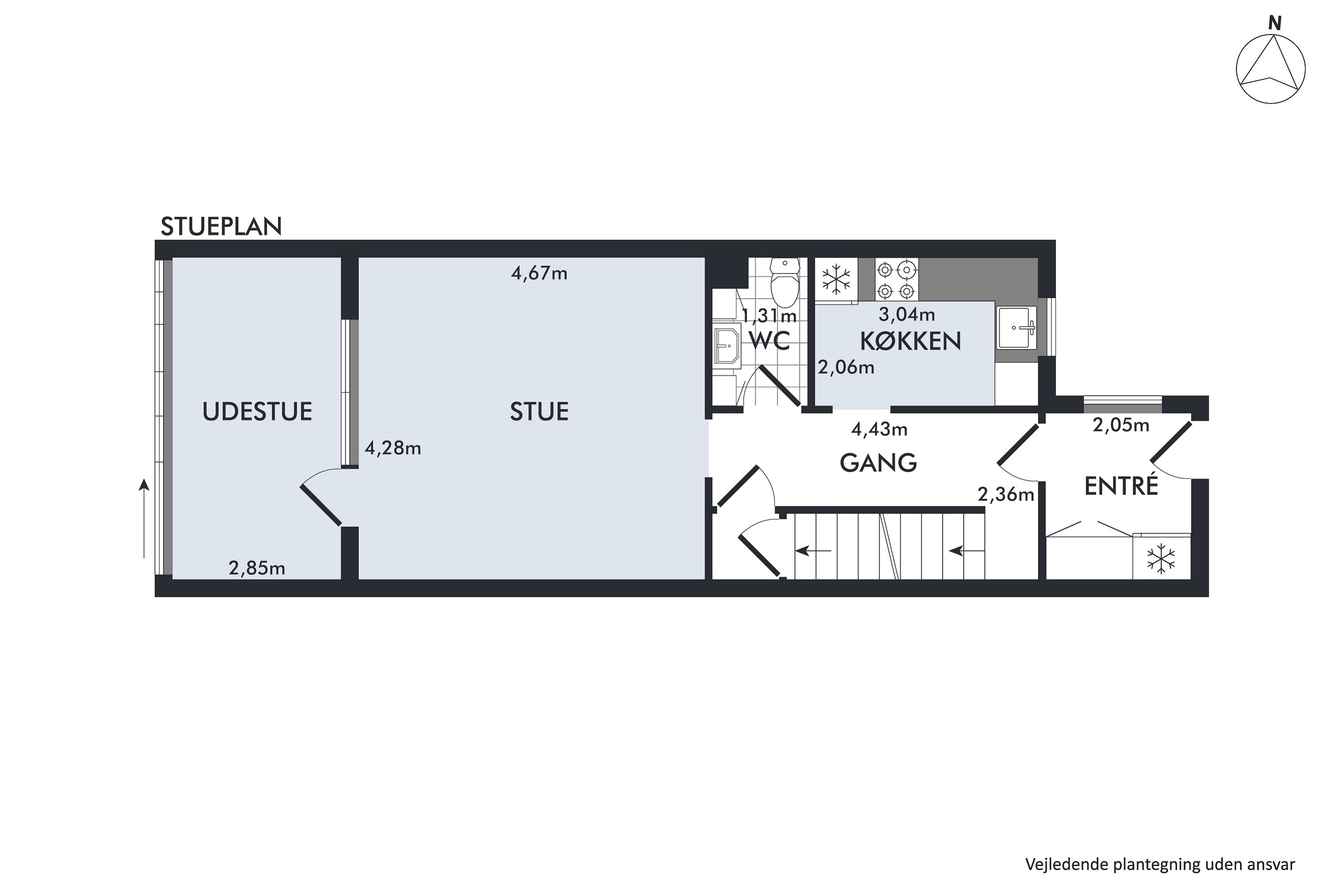 Plantegninger billede af Infanterivej 38C, st.., 8930 Randers NØ