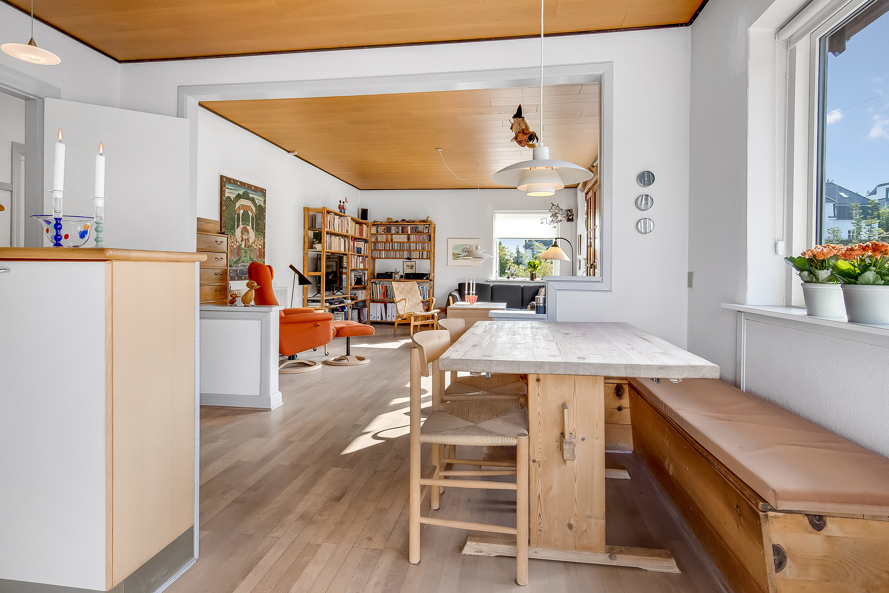 Fremhævet køkken alrum billede i fuldskærmstilstand. Billede af Mågevej 55, 1., 7100 Vejle