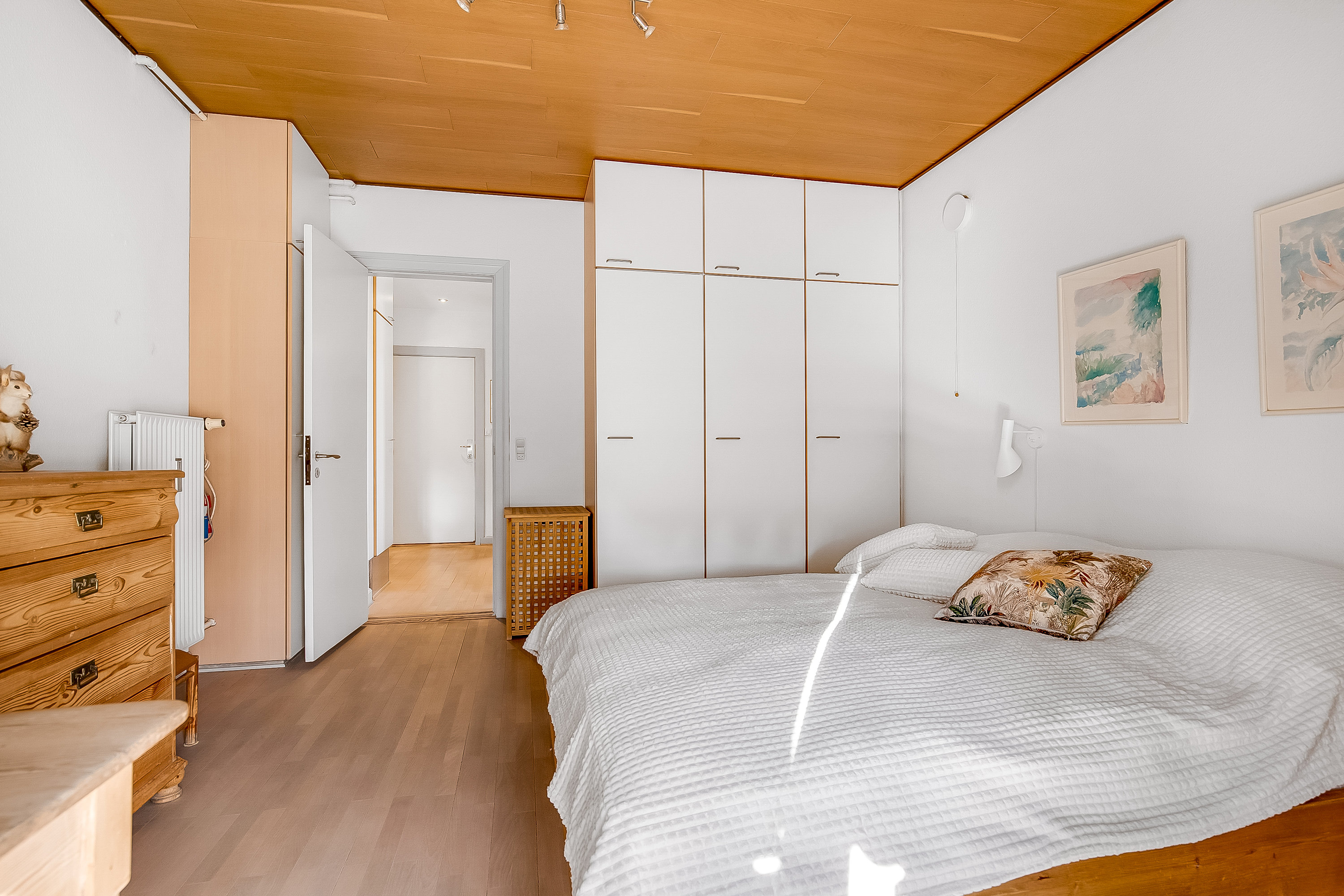 Fremhævet soveværelse billede i fuldskærmstilstand. Billede af Mågevej 55, 1., 7100 Vejle