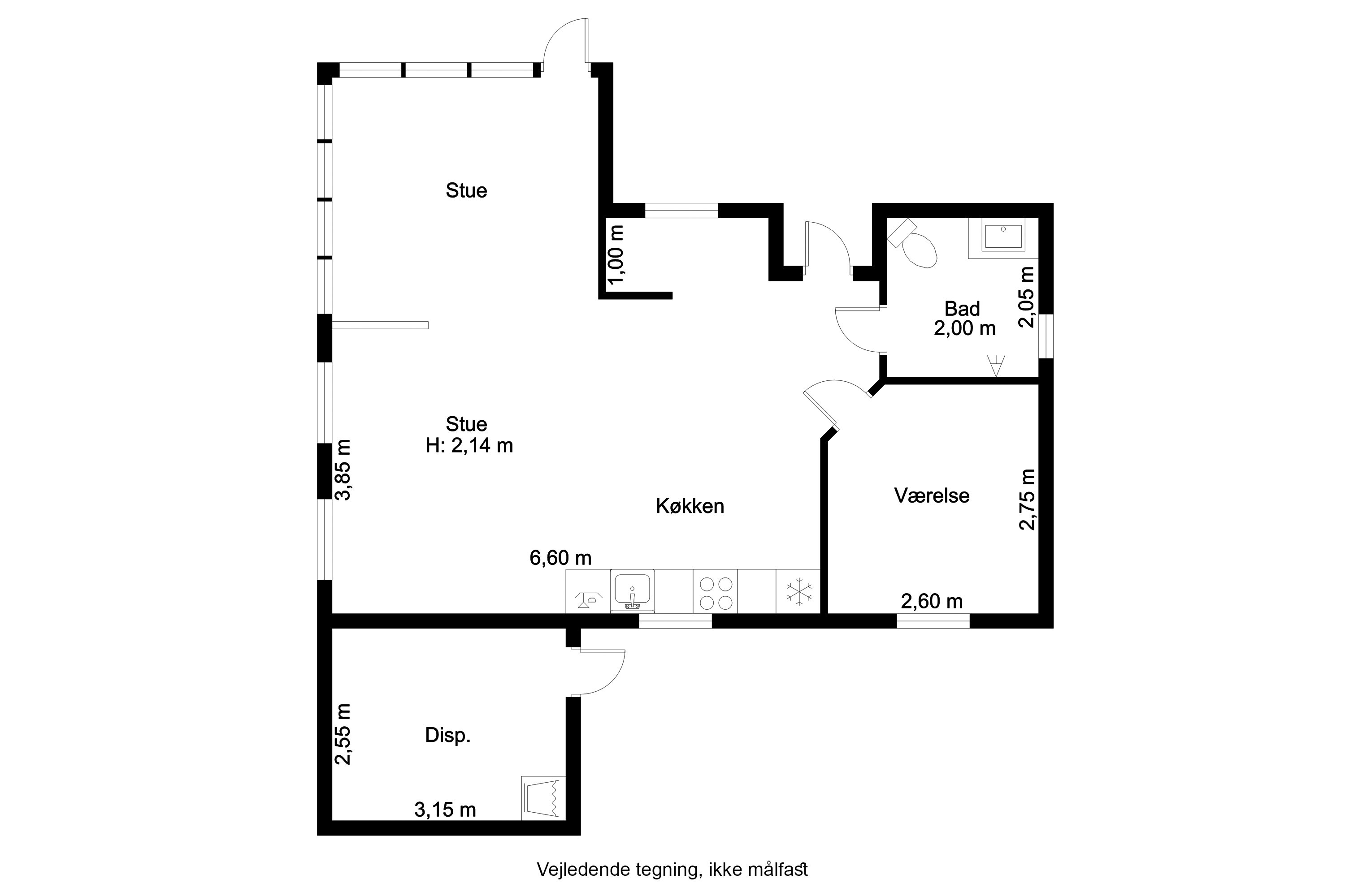 Plantegninger billede af Bifrost 4, Godthåb, 2740 Skovlunde