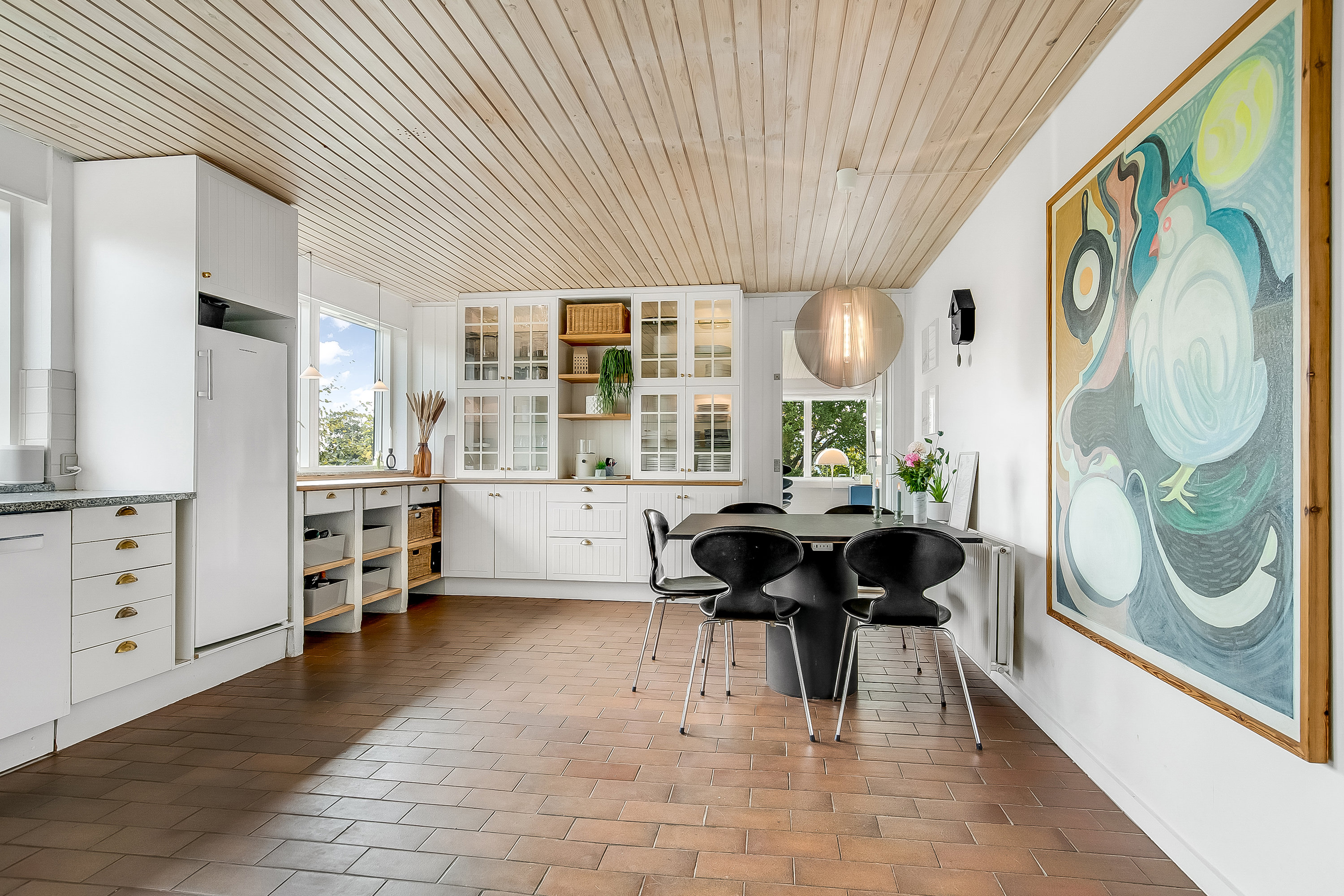 Fremhævet køkken billede i fuldskærmstilstand. Billede af Langagervej 4, Bredballe, 7120 Vejle Øst