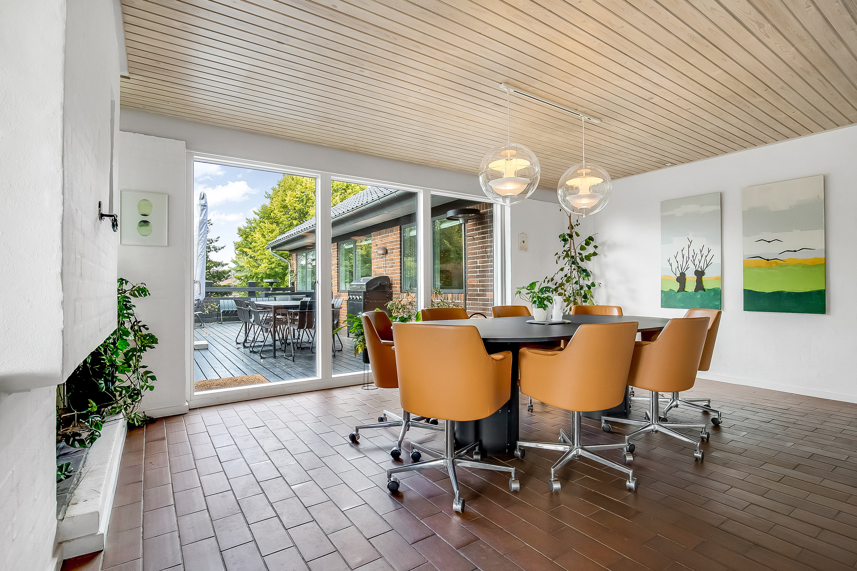 Fremhævet spisestue billede i fuldskærmstilstand. Billede af Langagervej 4, Bredballe, 7120 Vejle Øst